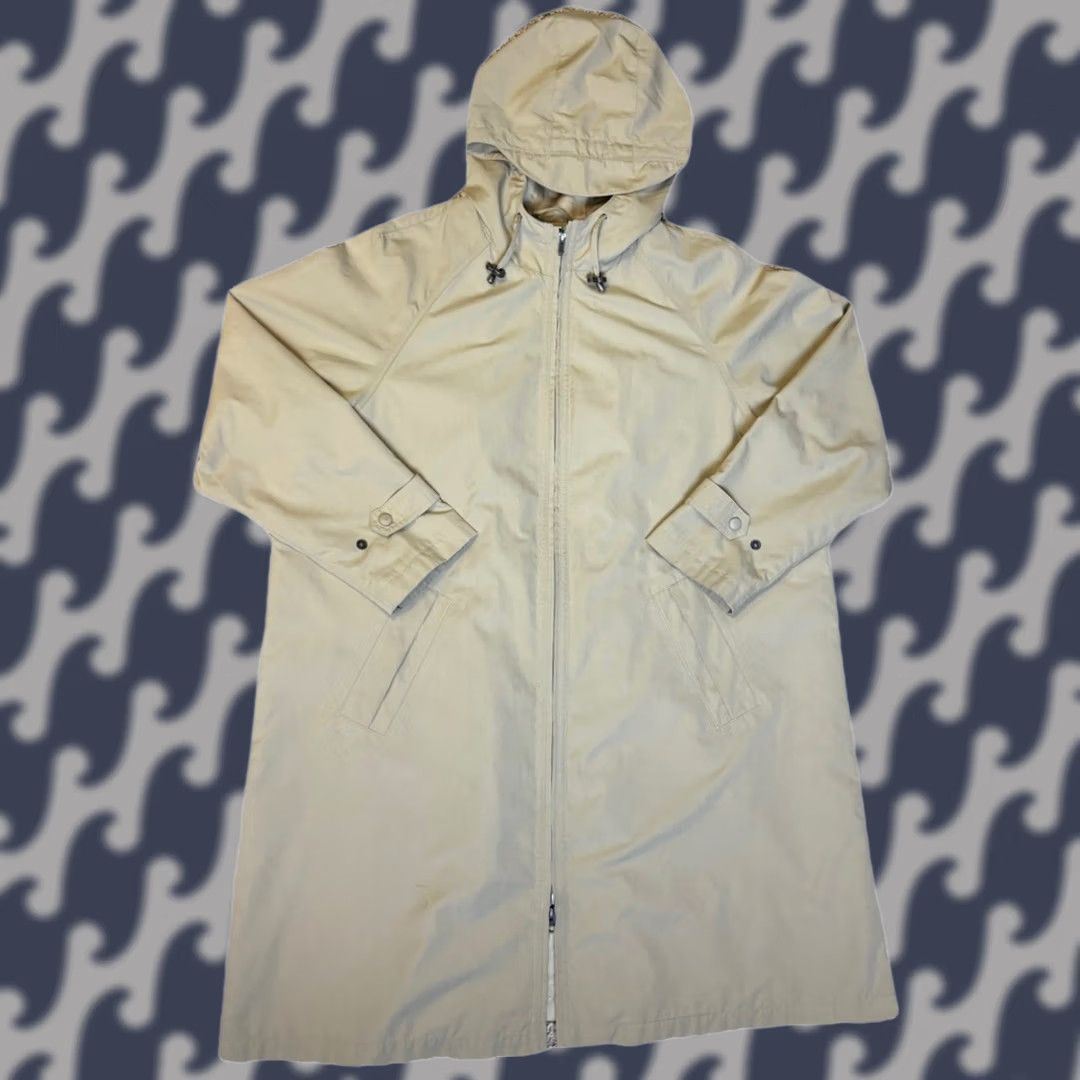 Vintage VINTAGE L.L. Bean All Weather Hooded Trench Rain Coat Lined Beige Women’s Size 1x Size XL / US 12-14 / IT 48-50 - 1 Thumbnail