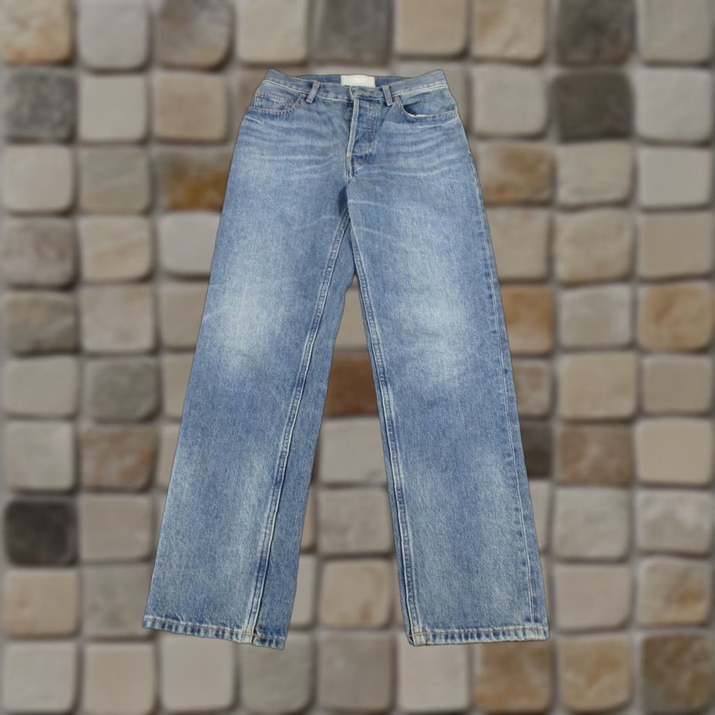 Everlane VINTAGE Everlane Womens Jeans Ankle 23 Light Wash 90s Denim Pants Blue Slim Fit Size 40" / US 18 - 1 Thumbnail