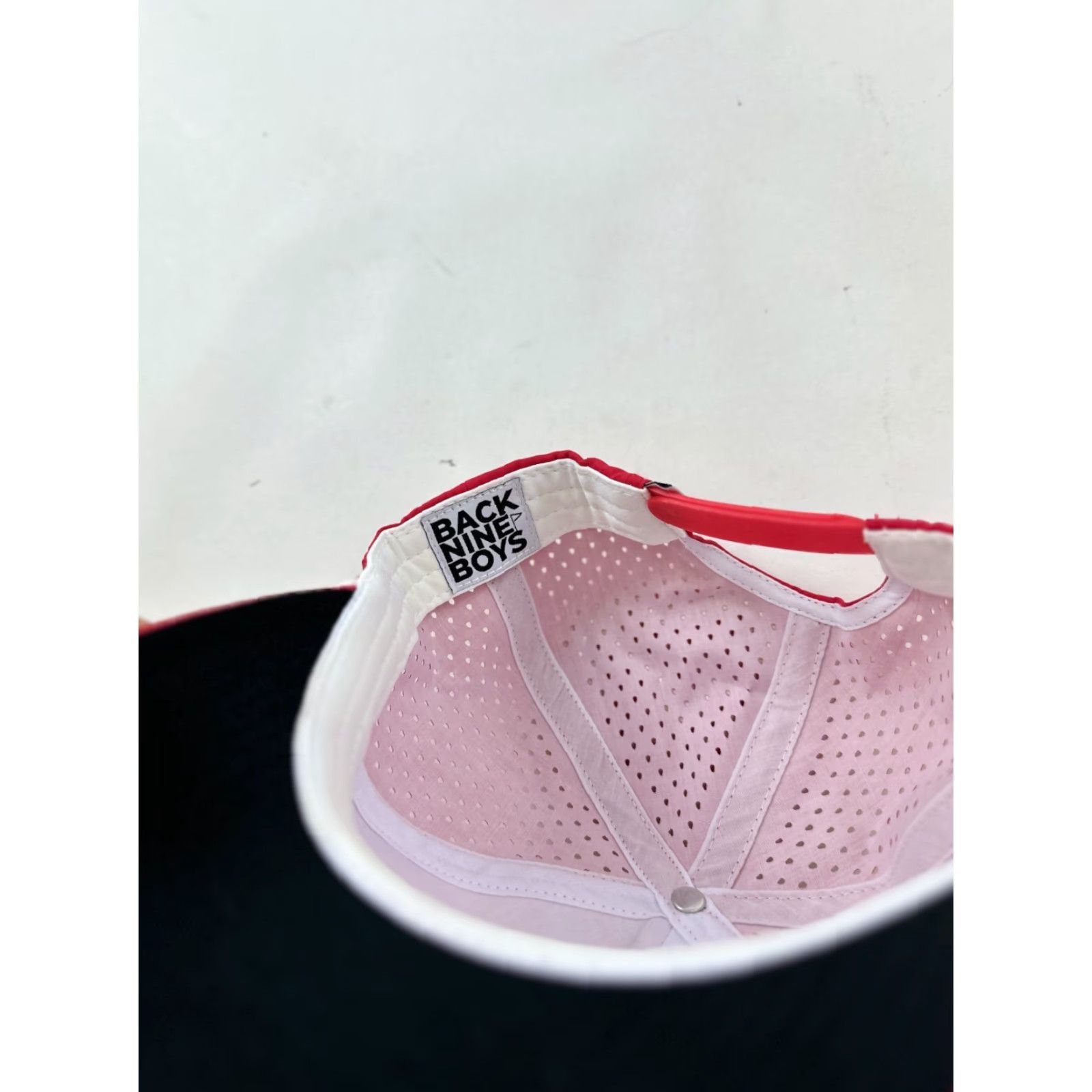Logo 7 BACK NINE BOYS Trucker Hat Adjustable Red Snapback Cap Casual Outdoor Mens Size ONE SIZE - 5 Thumbnail