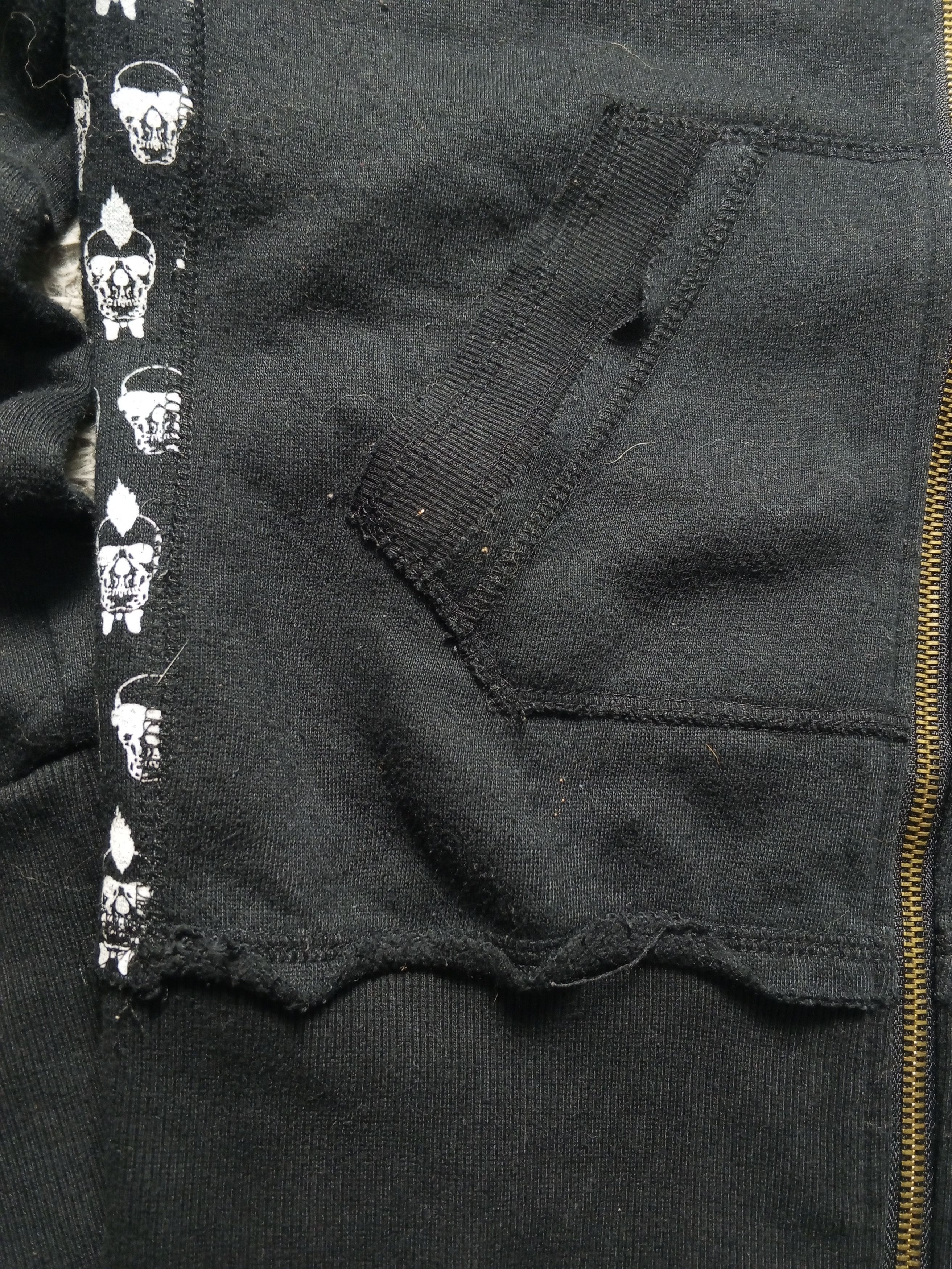 Japanese Brand Crazy Skull japan Brand Glad News Faux Fur Hoodie Size US M / EU 48-50 / 2 - 7 Thumbnail