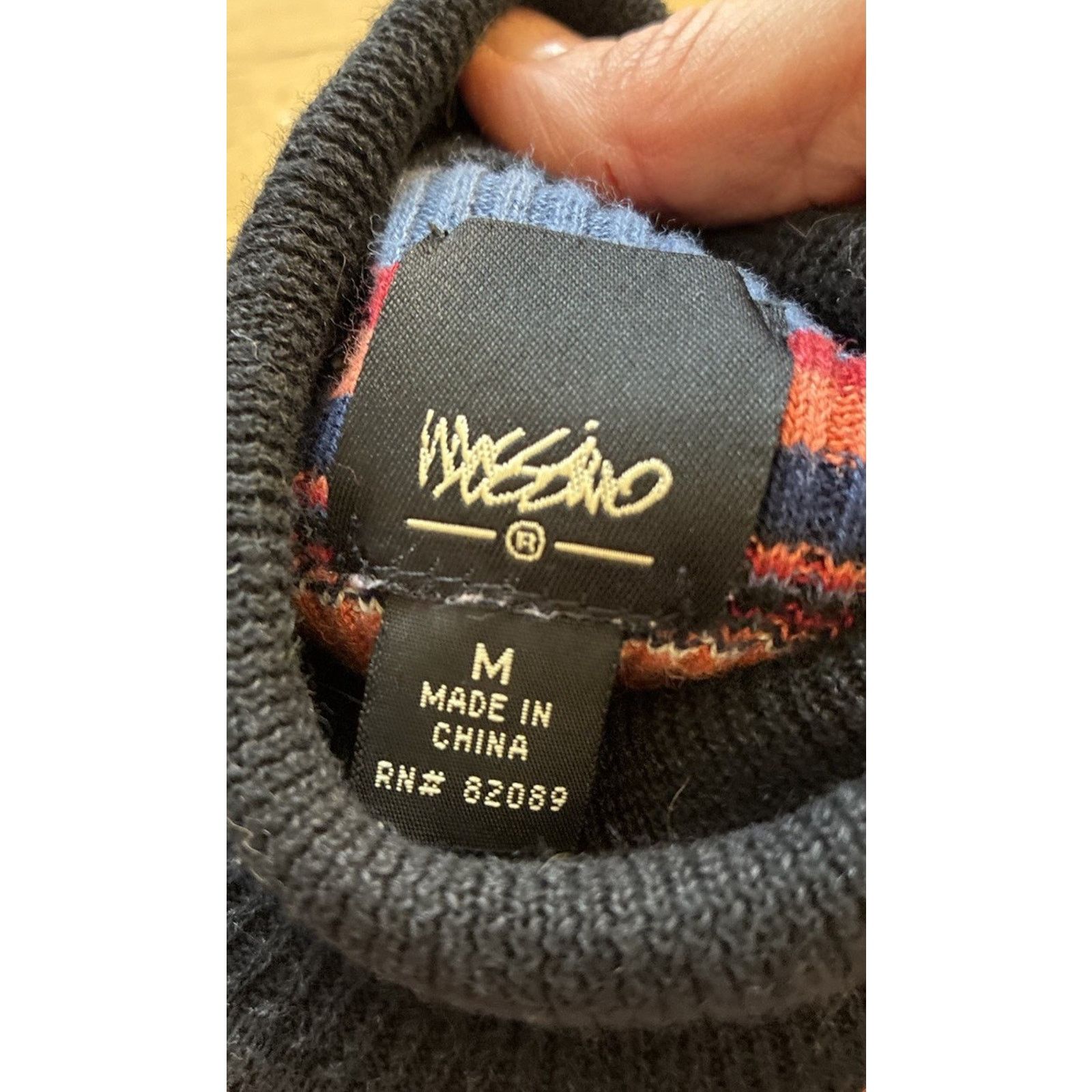 Mossimo VTG 90s Mossimo Striped Knit Turtleneck Sweater Grunge M Size M / US 6-8 / IT 42-44 - 7 Thumbnail