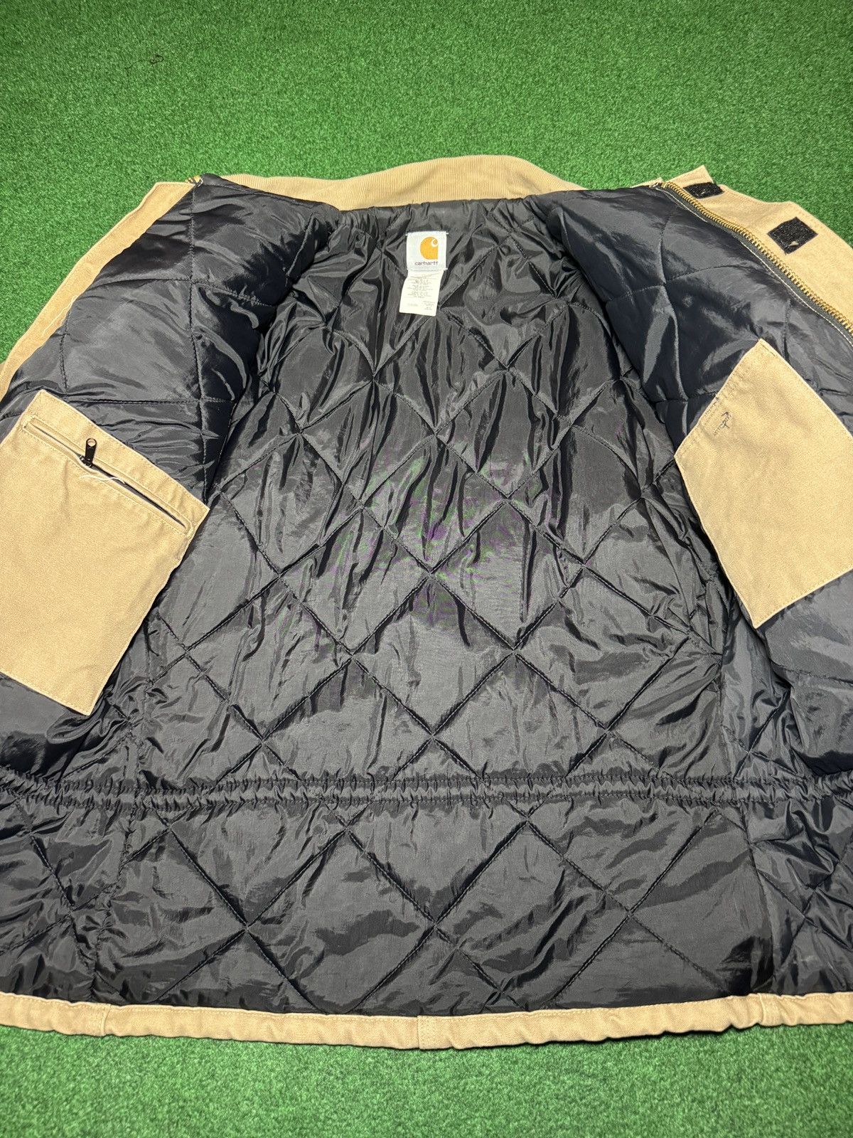 Carhartt Vintage 90s Carhartt C26SDL Med Arctic Tan Work Wear Jacket Size US M / EU 48-50 / 2 - 4 Thumbnail