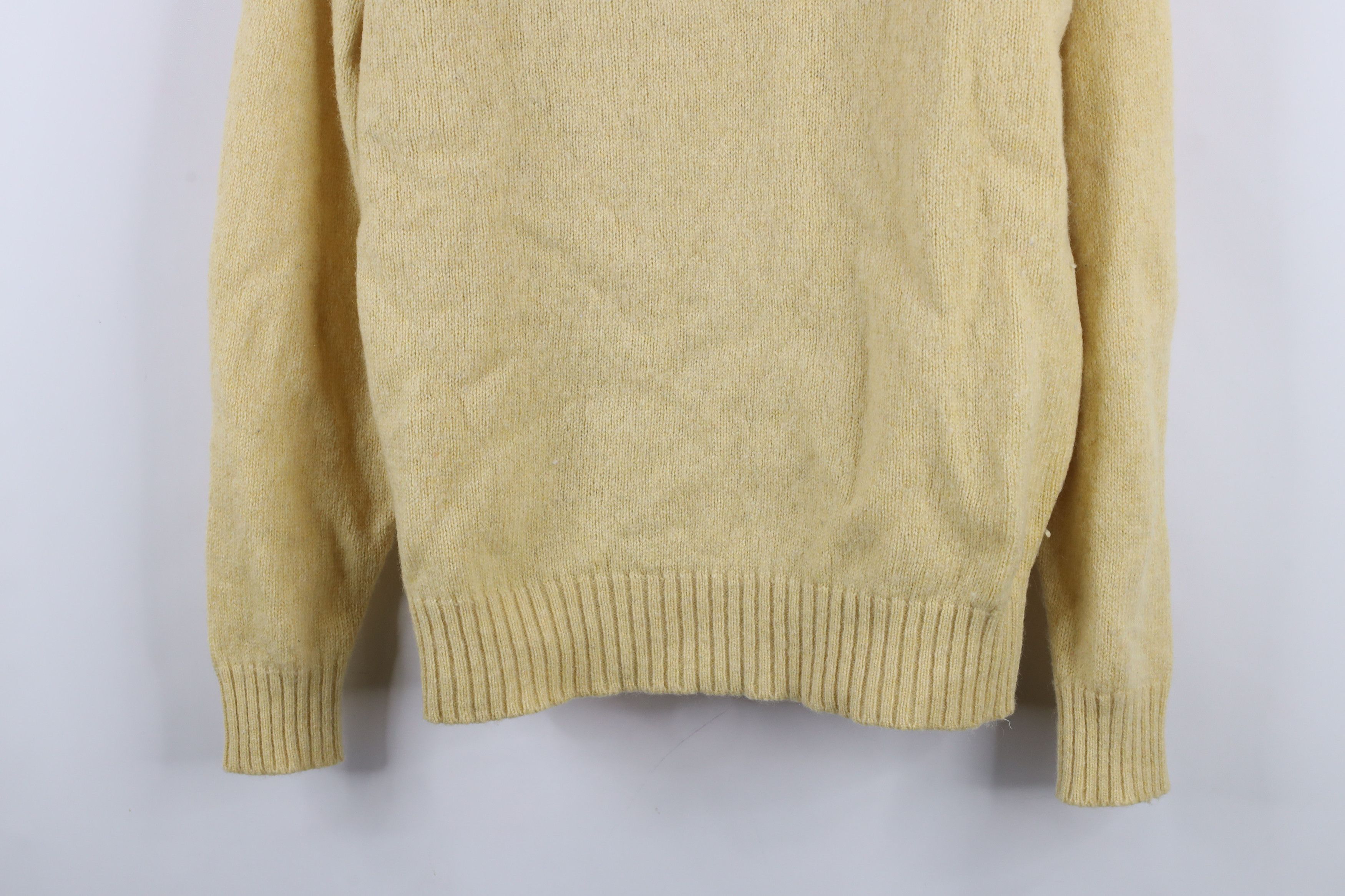 Vintage Vintage 70s Streetwear Blank Wool Blend Knit Sweater USA Size US L / EU 52-54 / 3 - 3 Thumbnail