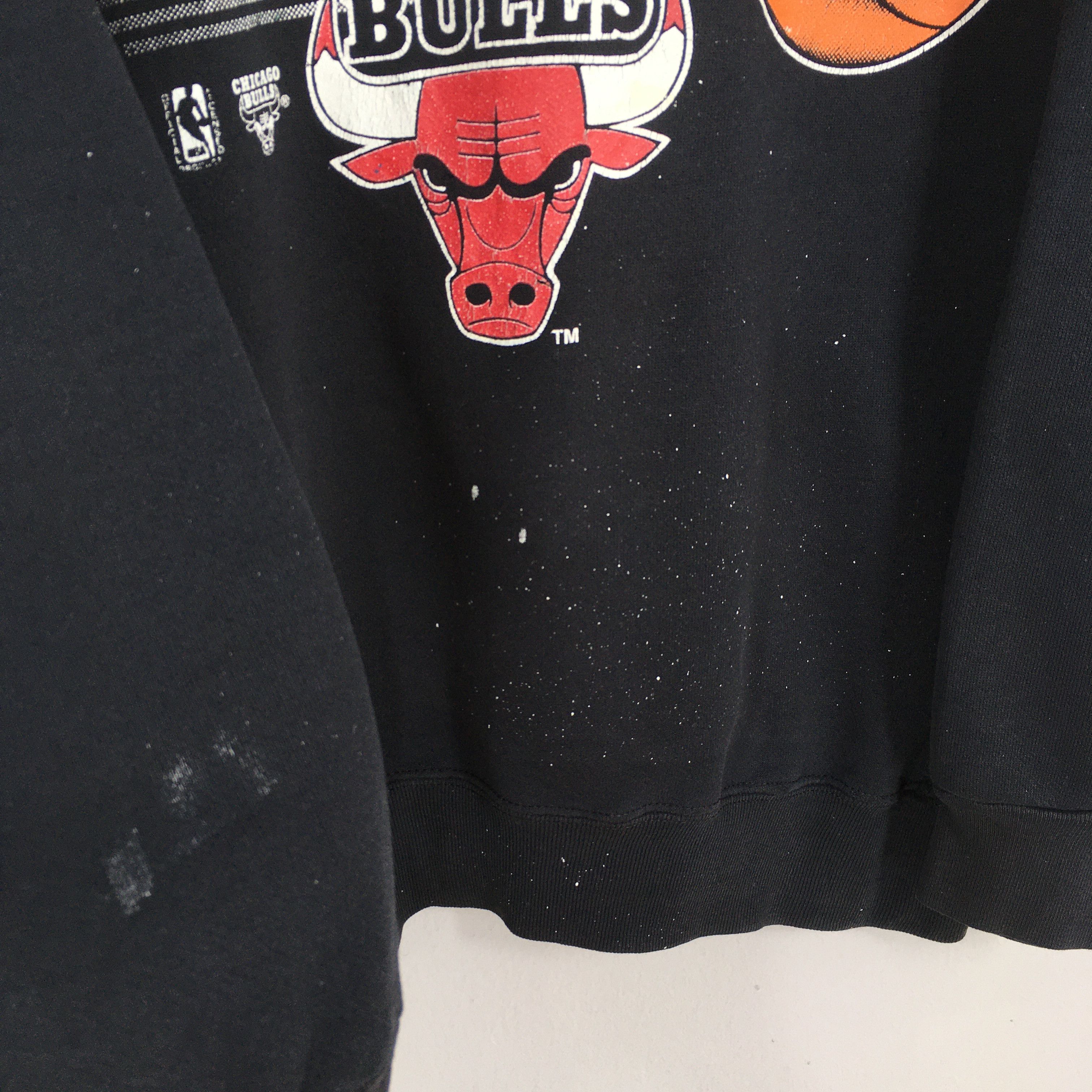 NBA Vintage Chicago Bulls NBA Black Sweatshirt XLarge Size US XL / EU 56 / 4 - 5 Thumbnail