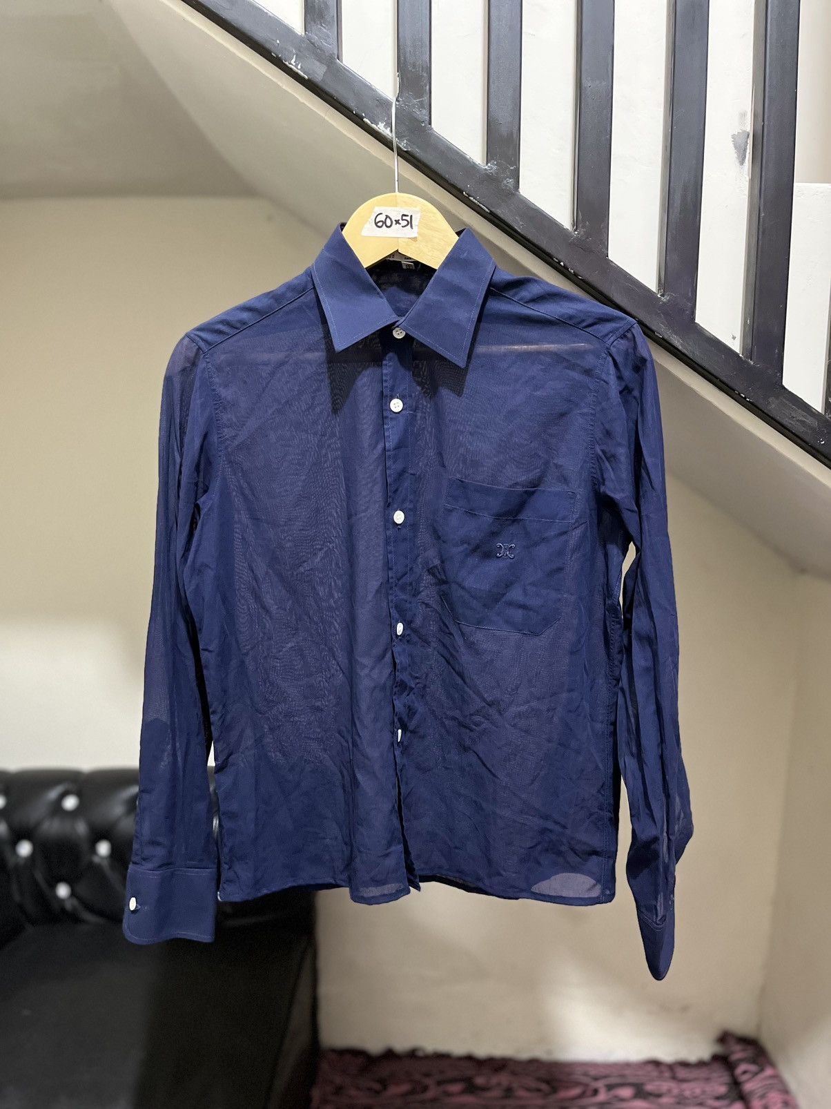 Celine Vintage celine button up shirt Size XS / US 0-2 / IT 36-38 - 1 Thumbnail