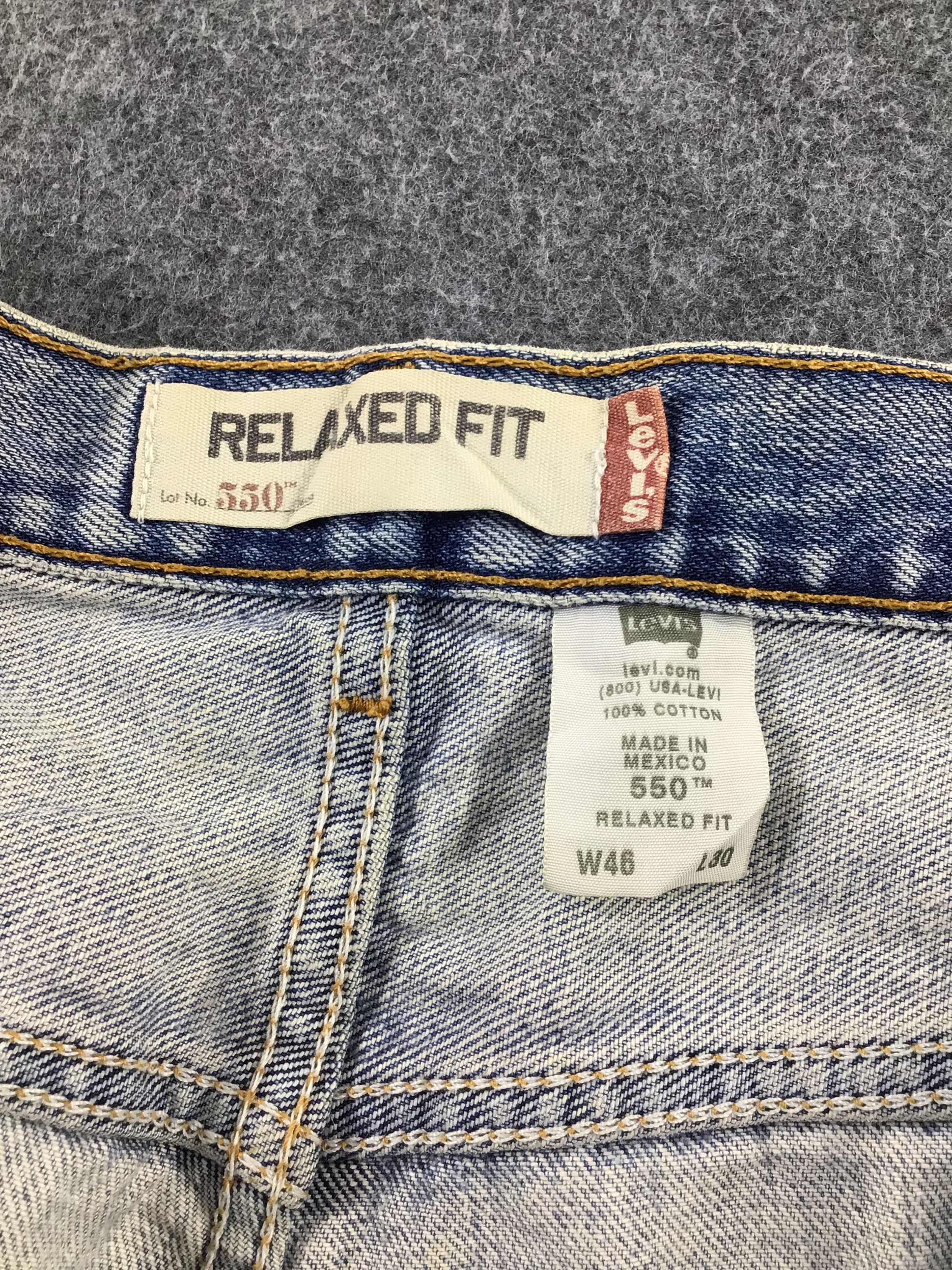 Levi's Vintage Levis 550 Jeans Dirty Stone Wash 46x29 KJ286 Size US 44 / EU 60 - 10 Thumbnail