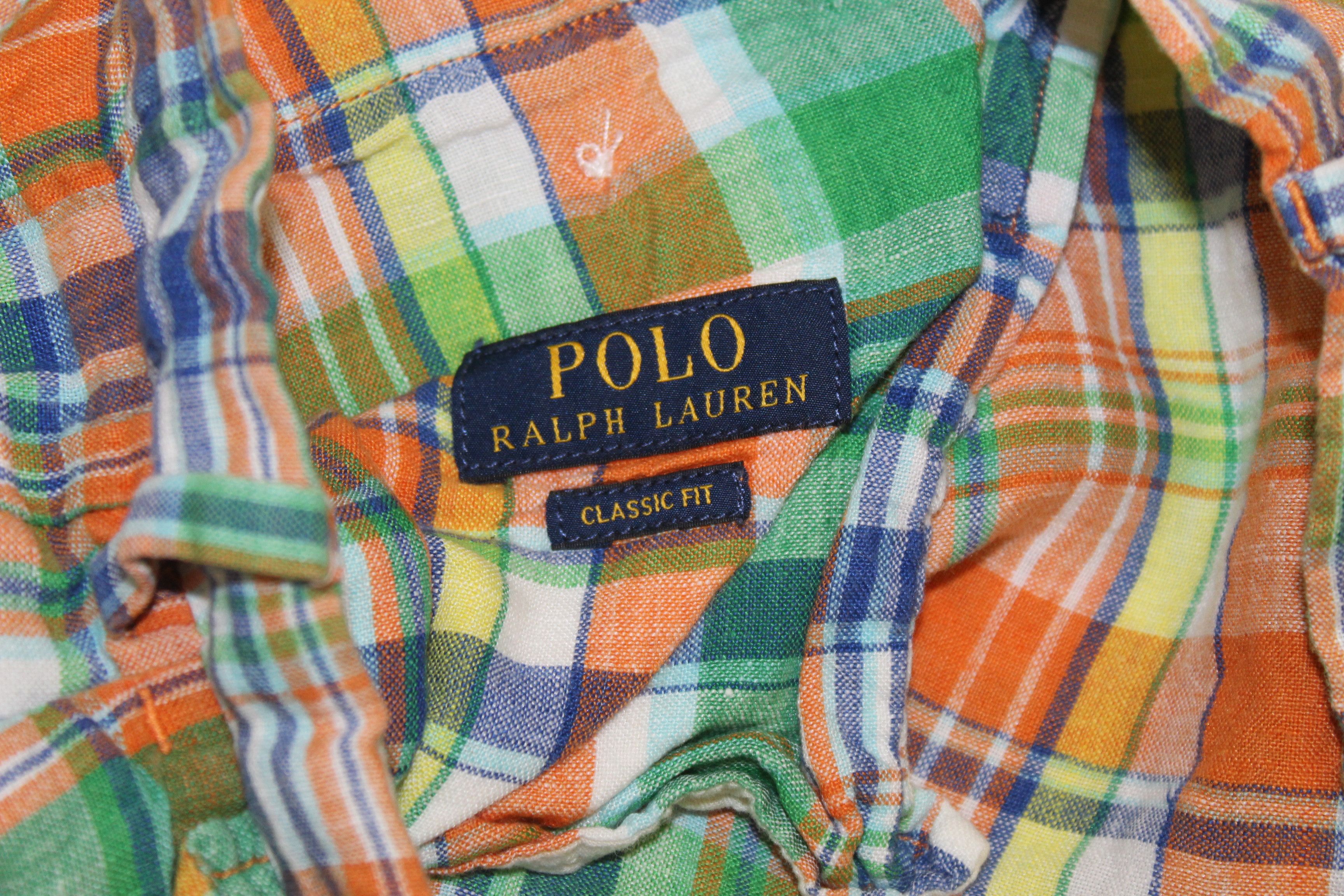 Polo Ralph Lauren Vtg Polo Ralph Lauren Indian Madras Linen Shorts Size US 40 / EU 56 - 5 Thumbnail
