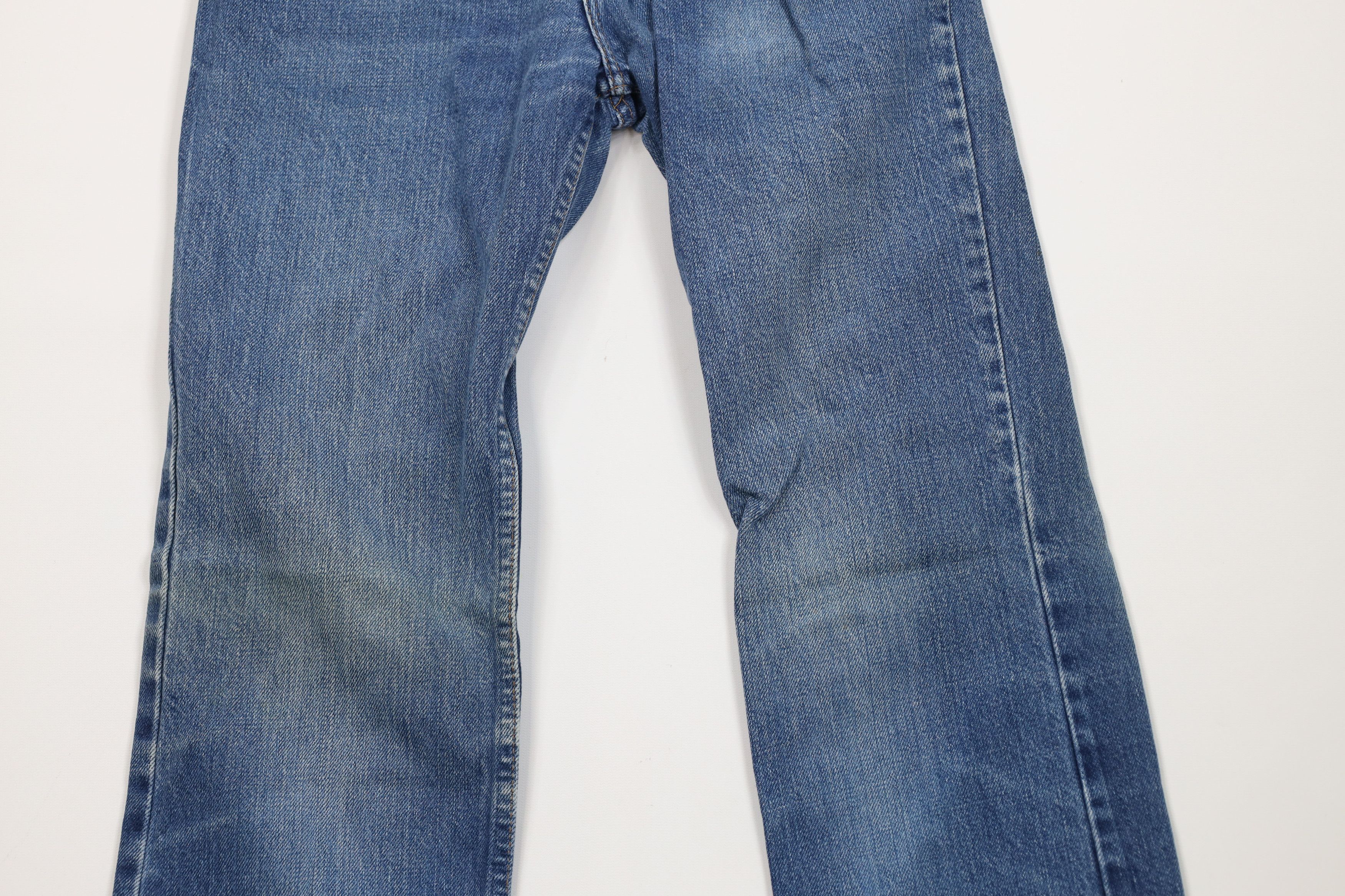 Vintage Vintage 70s Streetwear Western Flared Denim Jeans Blue USA Size US 29 - 3 Thumbnail