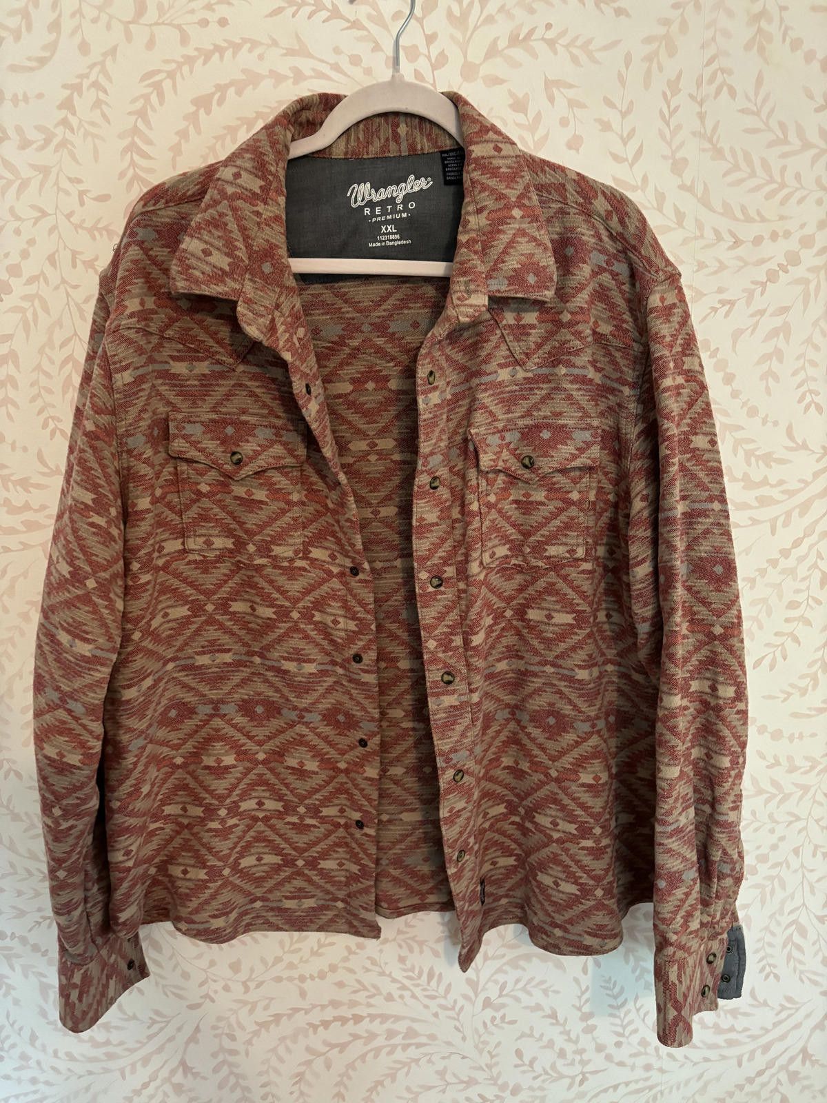 Wrangler Wrangler Retro Premium Aztec Print Flannel Shirt - XXL Size US XXL / EU 58 / 5 - 1 Thumbnail