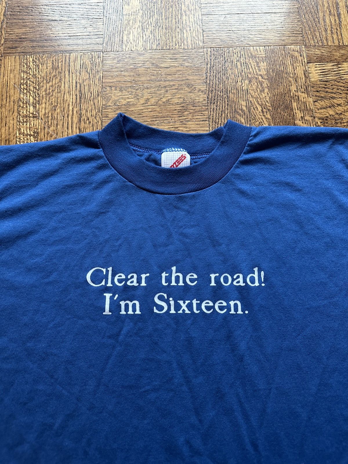 Vintage Vintage 90s "Clear the Road, I'm Sixteen" Graphic Tee Size US L / EU 52-54 / 3 - 1 Thumbnail