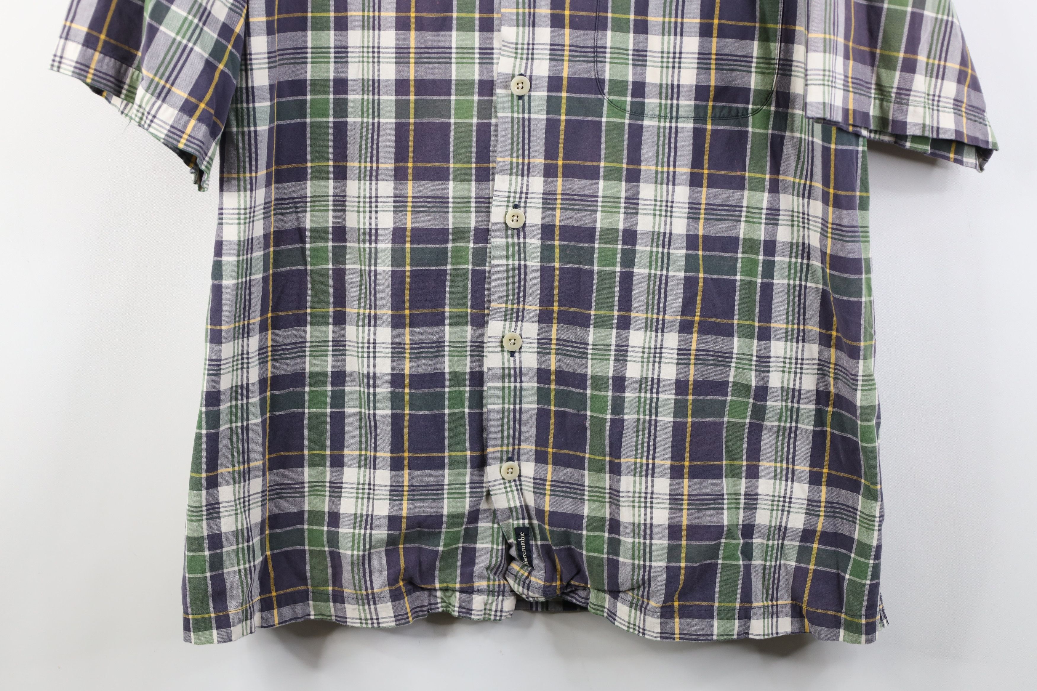 Abercrombie & Fitch Vintage 90s Abercrombie & Fitch Short Sleeve Button Shirt Size US L / EU 52-54 / 3 - 3 Thumbnail
