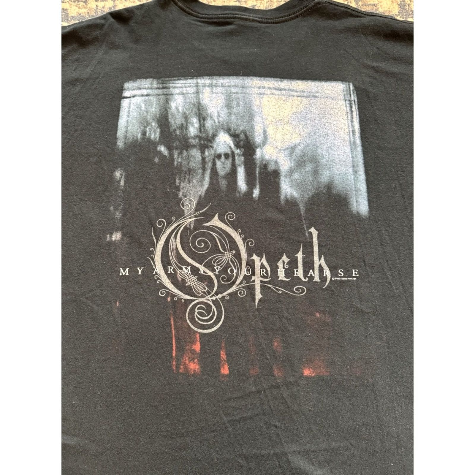 Gildan VINTAGE Opeth Concert T Shirt 2005 My Arms Your Hearse Metal XL Mens Size US XL / EU 56 / 4 - 4 Thumbnail
