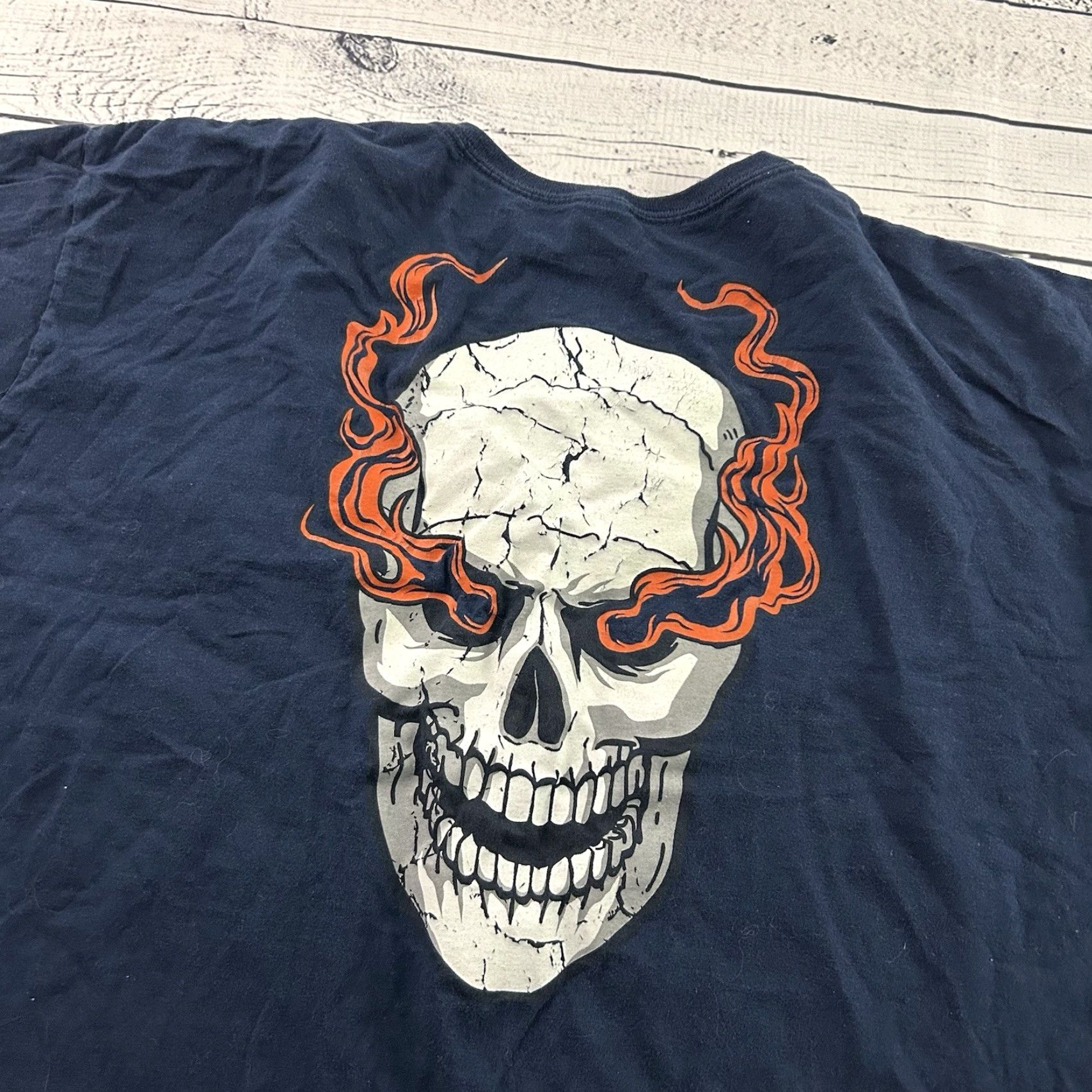 Vintage WWE Stone Cold Steve Austin Denver 3:16 Short Sleeve T Shirt Mens 3XL Blue Size US XXL / EU 58 / 5 - 5 Thumbnail