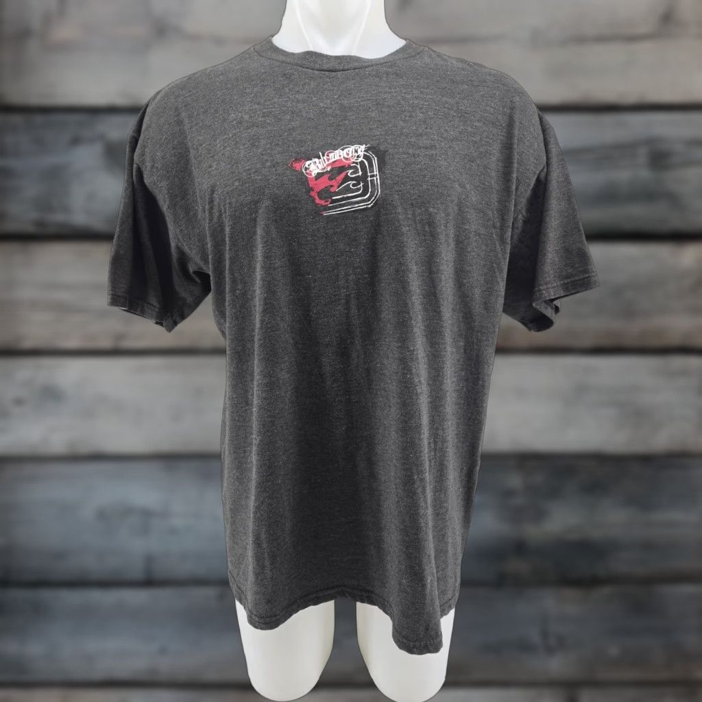Billabong Billabong Men's XL T Shirt Graphic Logo Double Sided Gray Heather Shirt Mens XL Gray Heather Logo Double Sided Billabong T-Shirt Size US XL / EU 56 / 4 - 1 Thumbnail