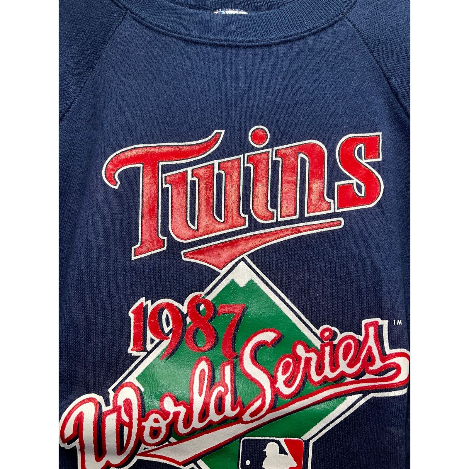 Vintage Vintage Minnesota Twins Sweashirt 1987 World Series 80s NWT Size US L / EU 52-54 / 3 - 3 Thumbnail