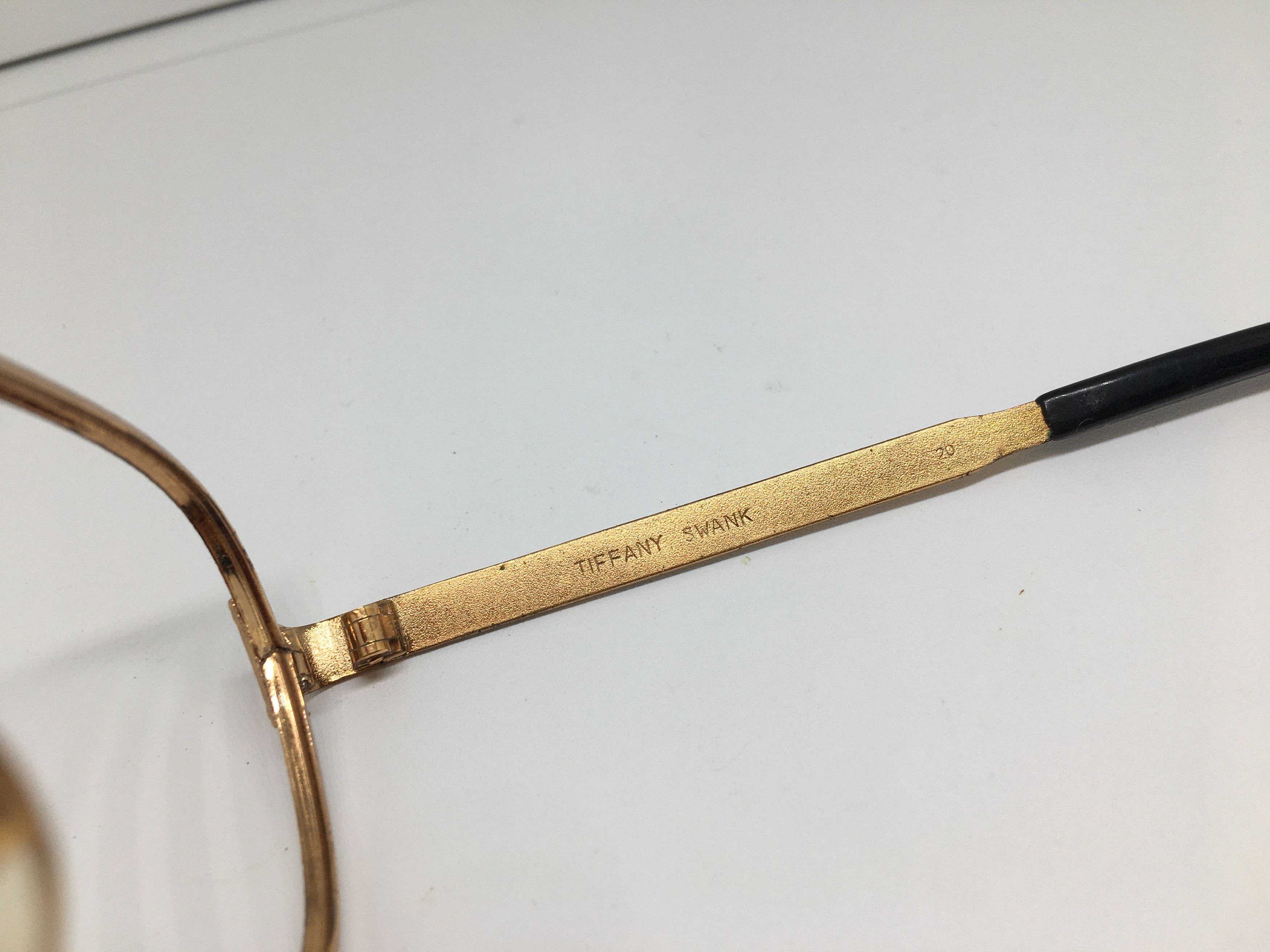 Vintage TIFFANY SWANK BARBUDO 20/000 Gold Filled Eyeglasses Spain Size ONE SIZE - 4 Thumbnail