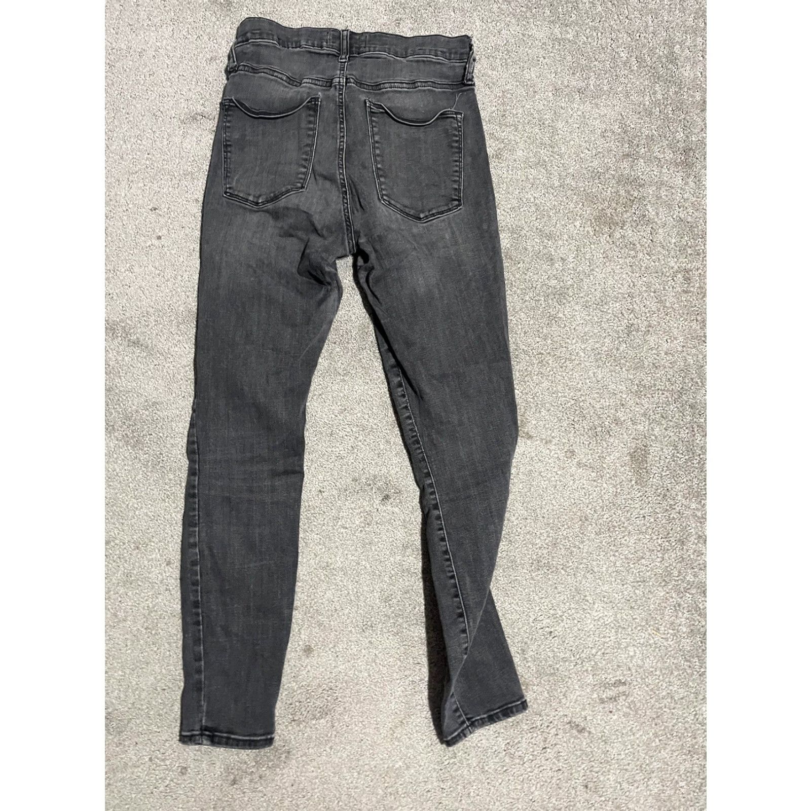 Gap Gap Jeans Legging Denim Womens Size 27 Black Stretch Skinny Jegging - 27 in Waist, Light Wash, Distressed, Gap 1969 Size 27" / US 4 / IT 40 - 3 Thumbnail