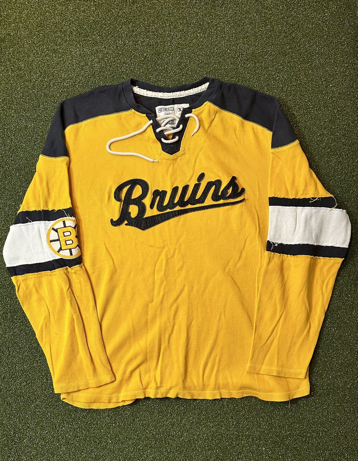 Online Vintage Boston Bruins Jersey CCM XL NHL Hockey Jersey White