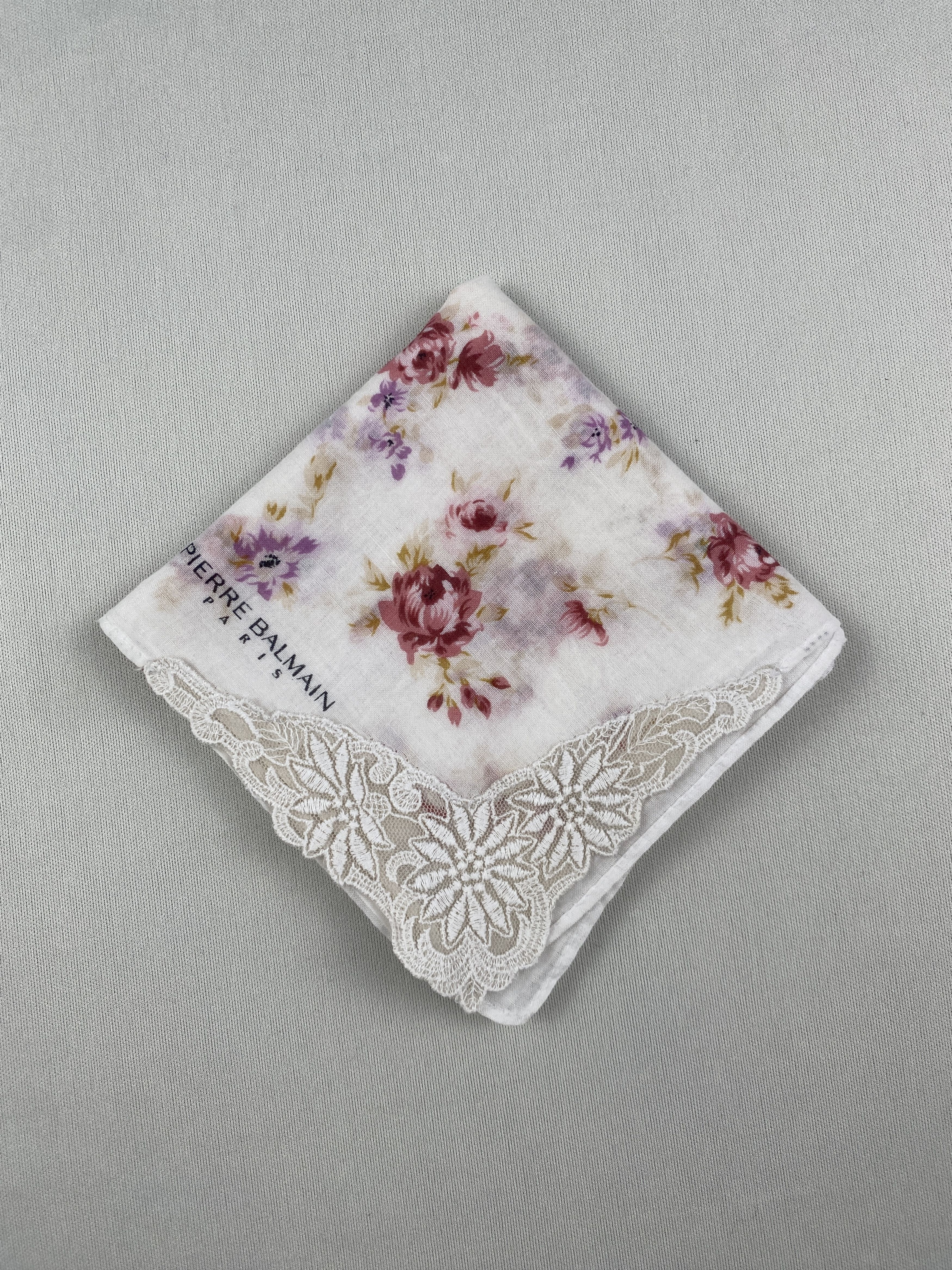 Pierre Balmain Vtg Pierre Balmain Handkerchief Pocket Square Bandana HM0027 Size ONE SIZE - 3 Thumbnail
