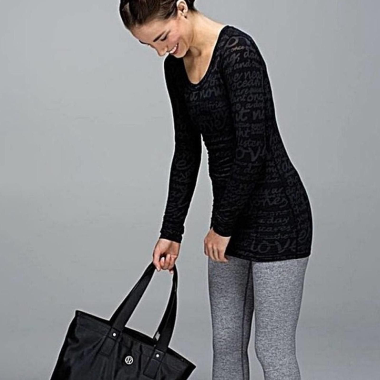 Lululemon Lululemon Daily Practice Long Sleeve Manifesto burnout sz 8 Size M / US 6-8 / IT 42-44 - 1 Thumbnail