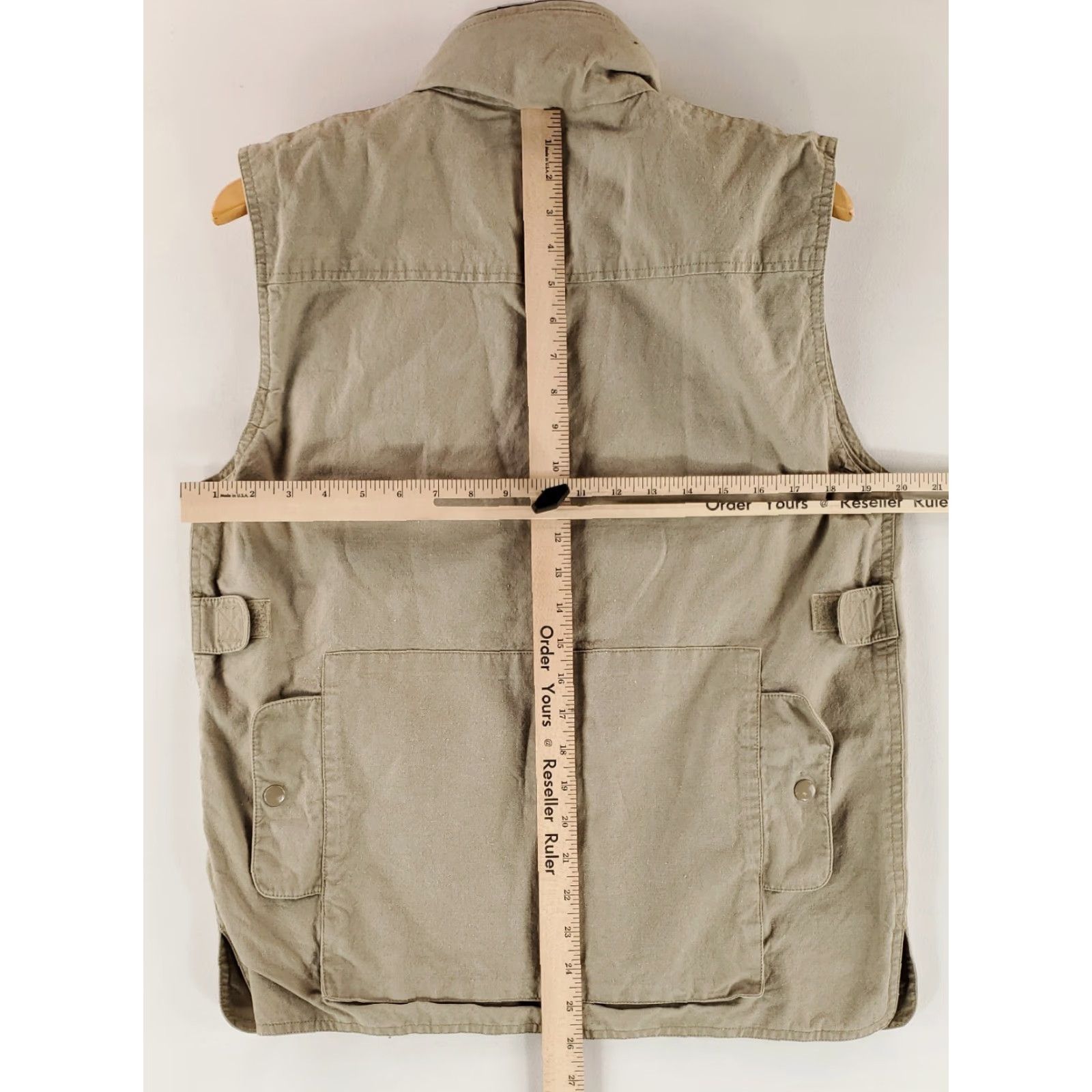 Banana Republic VINTAGE Banana Republic Vest Full Zip Hooded Safari Photographer Beige Tan Mens S Size S Modern 80s Style Mens Vest Size US S / EU 44-46 / 1 - 6 Thumbnail