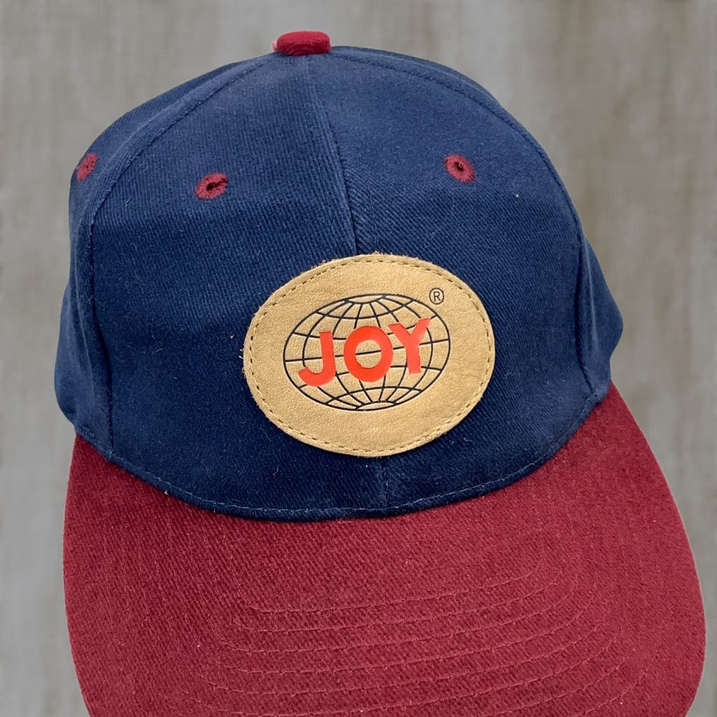 Vintage VINTAGE Joy Global Coal Mining Hat Cap Blue Red Twill Strap Back Adjustable Mens Size ONE SIZE - 1 Thumbnail