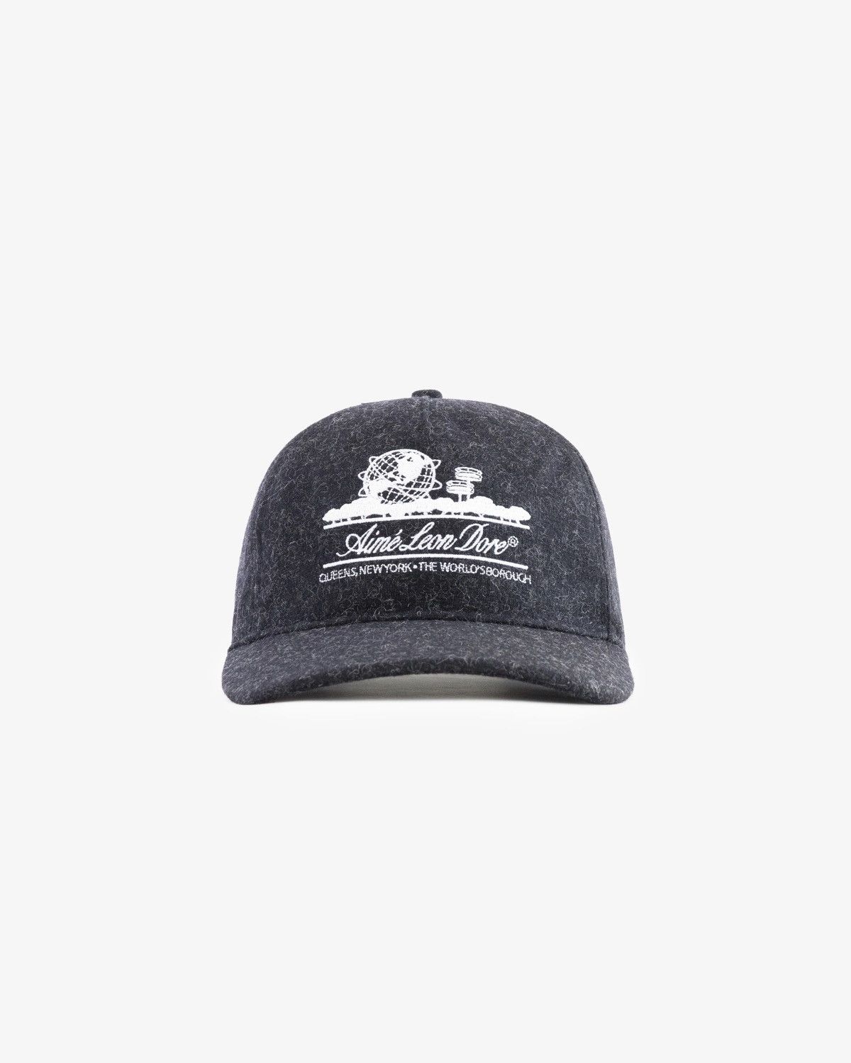 Pre-owned Aimé Leon Dore Wool Unisphere Hat Charcoal In Grey