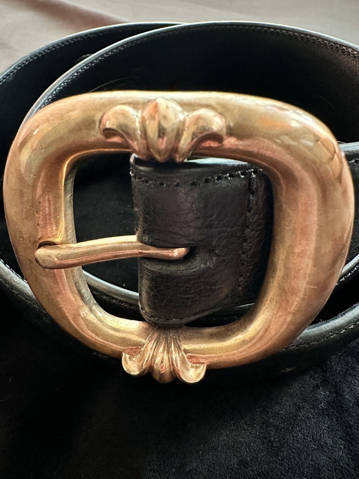 Chrome Hearts RARE CHROME HEARTS BRONZE GUNSLIGNER size 34 like new Size 34 - 5 Thumbnail