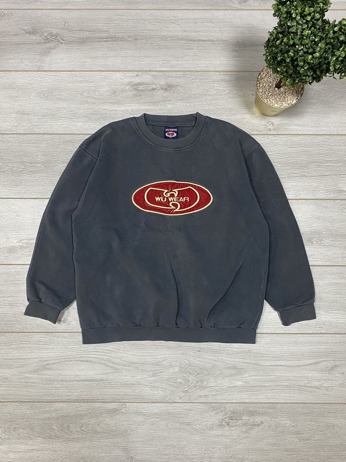 Wu-Tang Clan Wutang vintage embroidered big logo sweatshirt Size US M / EU 48-50 / 2 - 2 Thumbnail