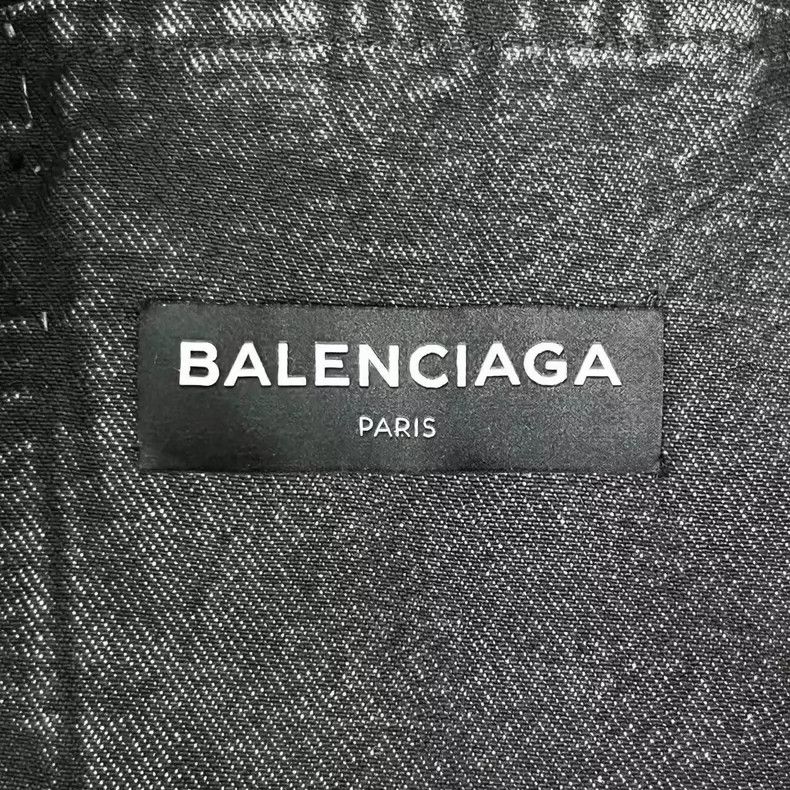Balenciaga Balenciaga Washed black do old damage back embroidered sin Size US S / EU 44-46 / 1 - 6 Thumbnail