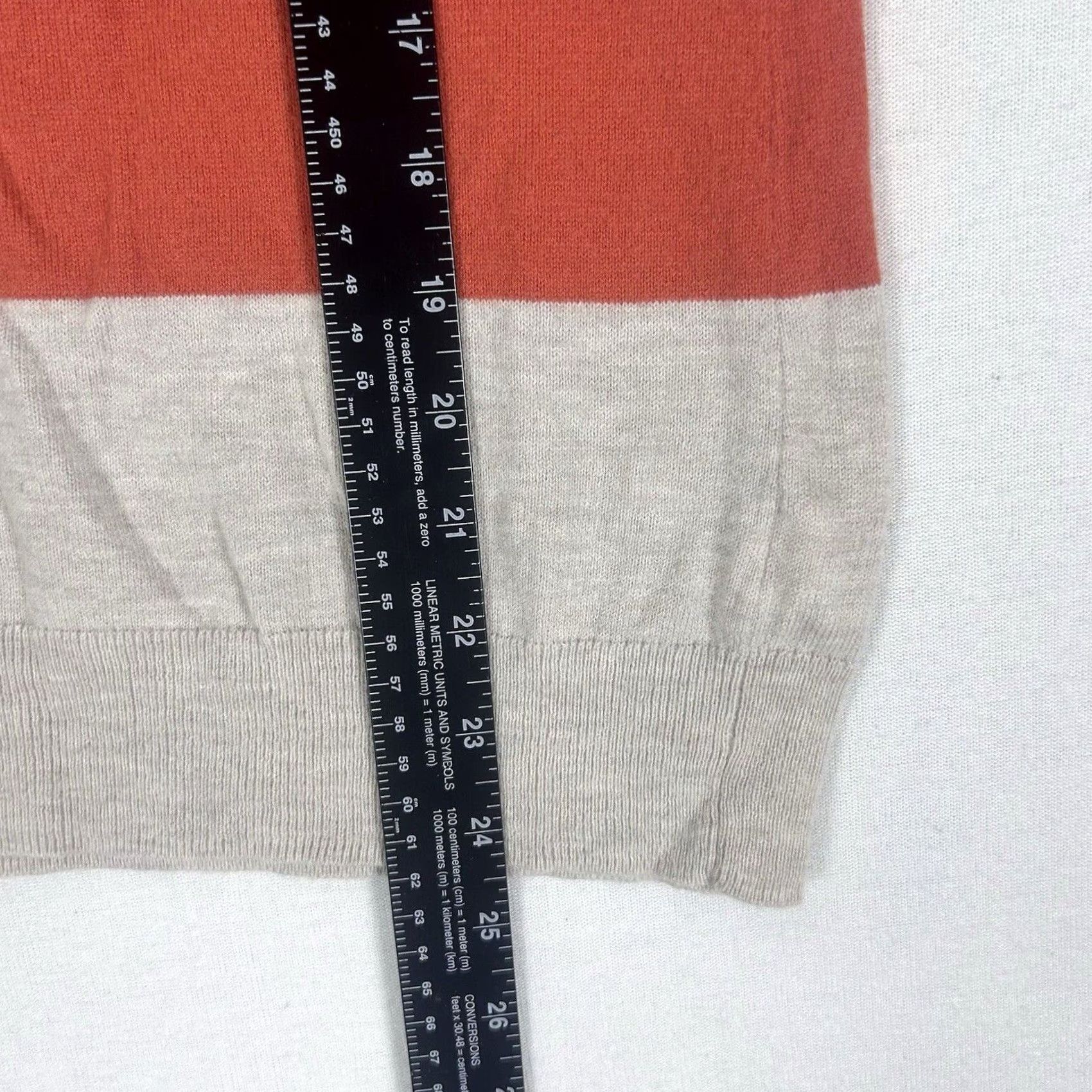 Talbots Talbots Colorblock Crew Neck Lightweight Lambswool Blend Sweater XS Women Long Sleeve Gray Size XS / US 0-2 / IT 36-38 - 7 Thumbnail