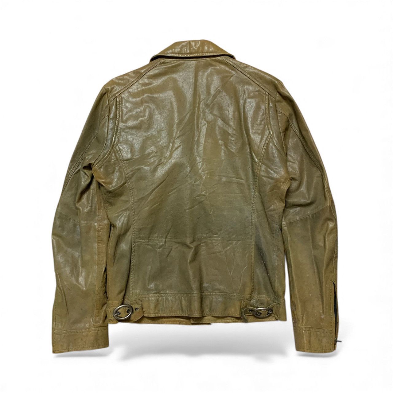 5351 POUR LES HOMMES Double Collar Punk Apocalypse Leather 14th Addiction Lgb Size US S / EU 44-46 / 1 - 3 Thumbnail