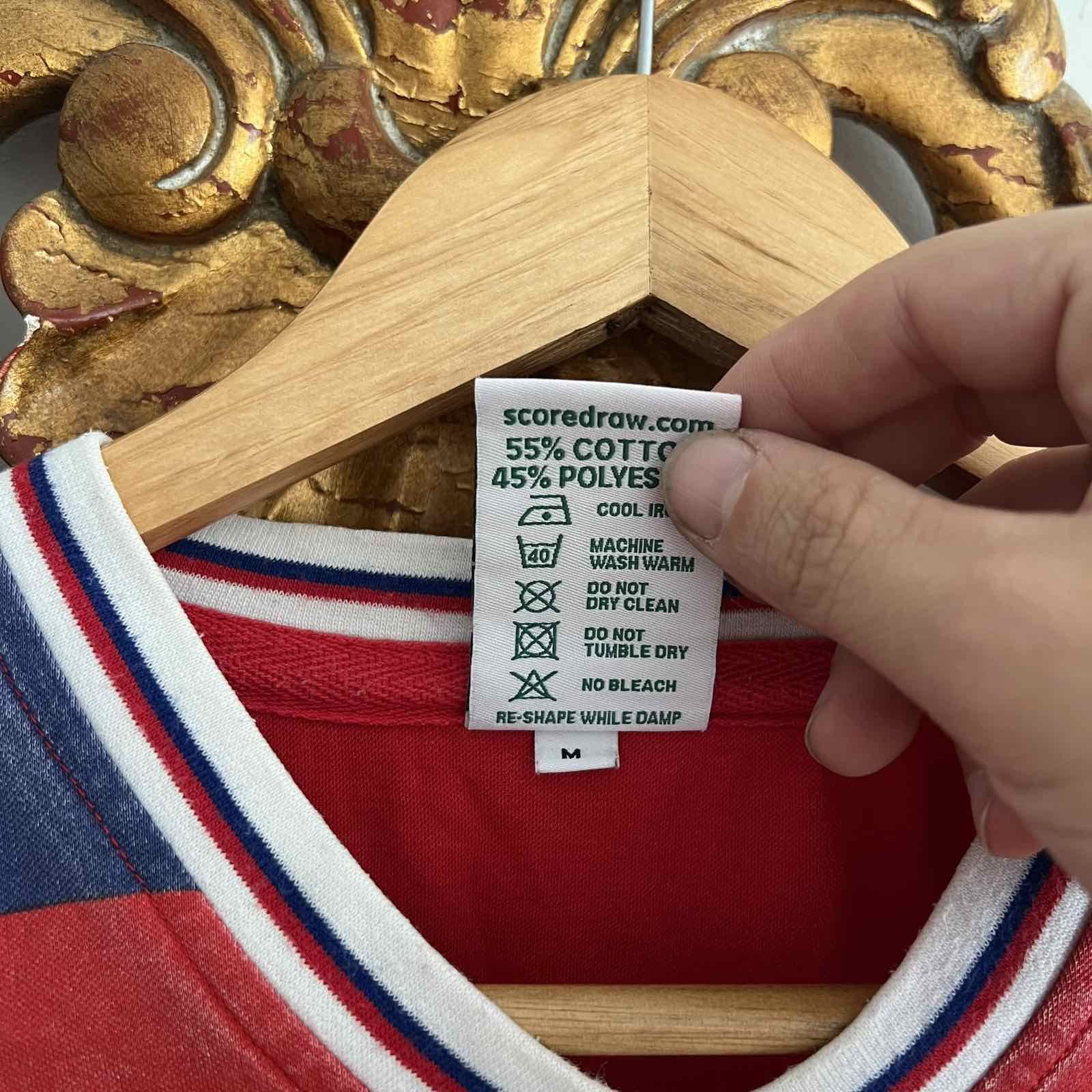 Vintage VTG Score Draw England Soccer Jersey 1982 Sz M Size US M / EU 48-50 / 2 - 5 Thumbnail