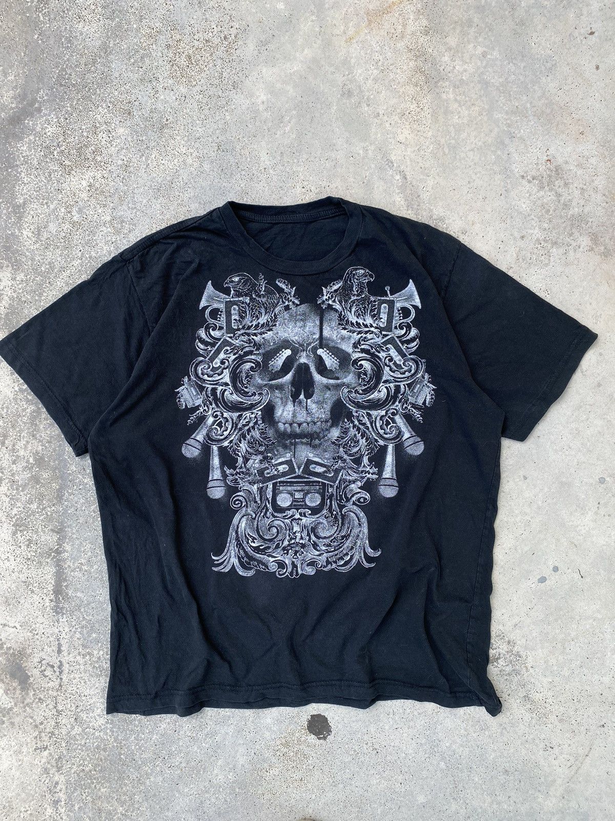 Affliction Y2K Skulls Tattoos affliction Styled Gothic Grunge Tees Size US XL / EU 56 / 4 - 1 Thumbnail