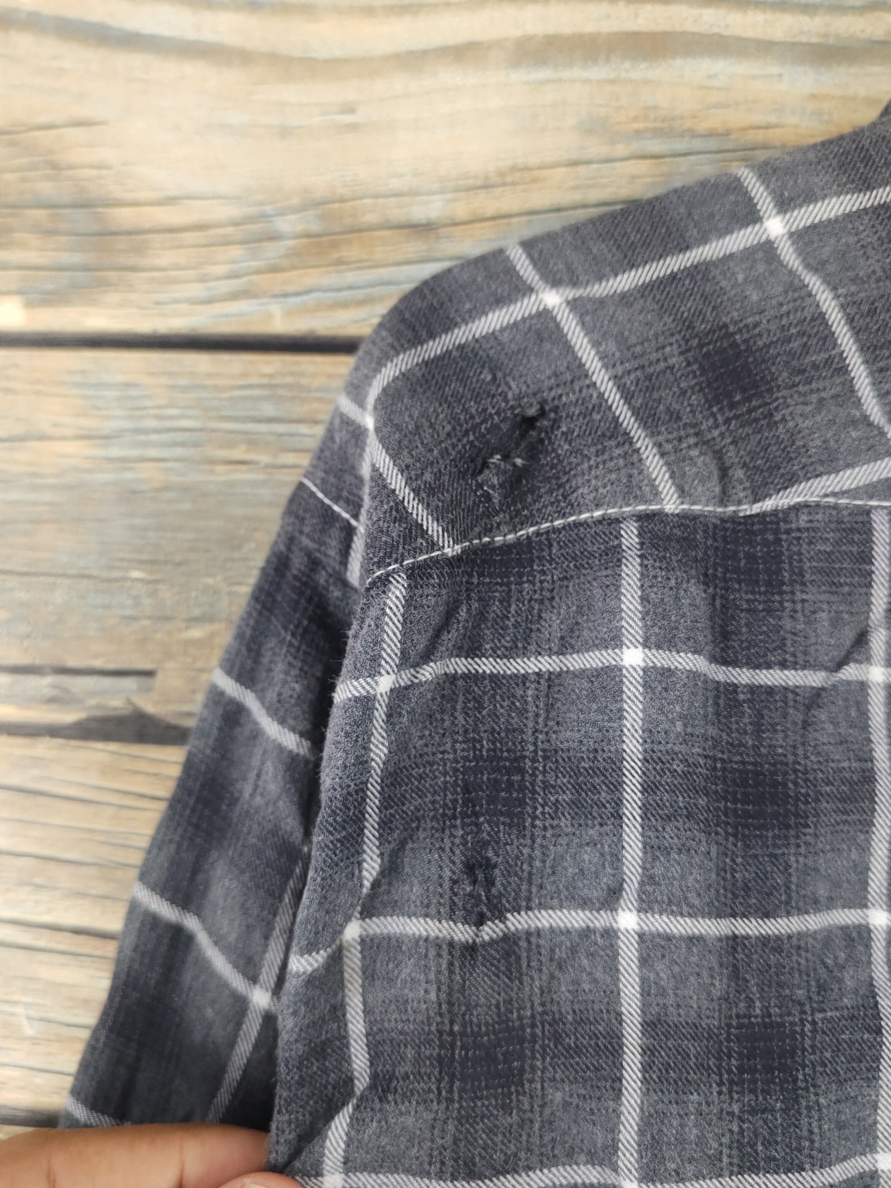 Joseph Homme Dark Gray Button Up Shirts #W1753