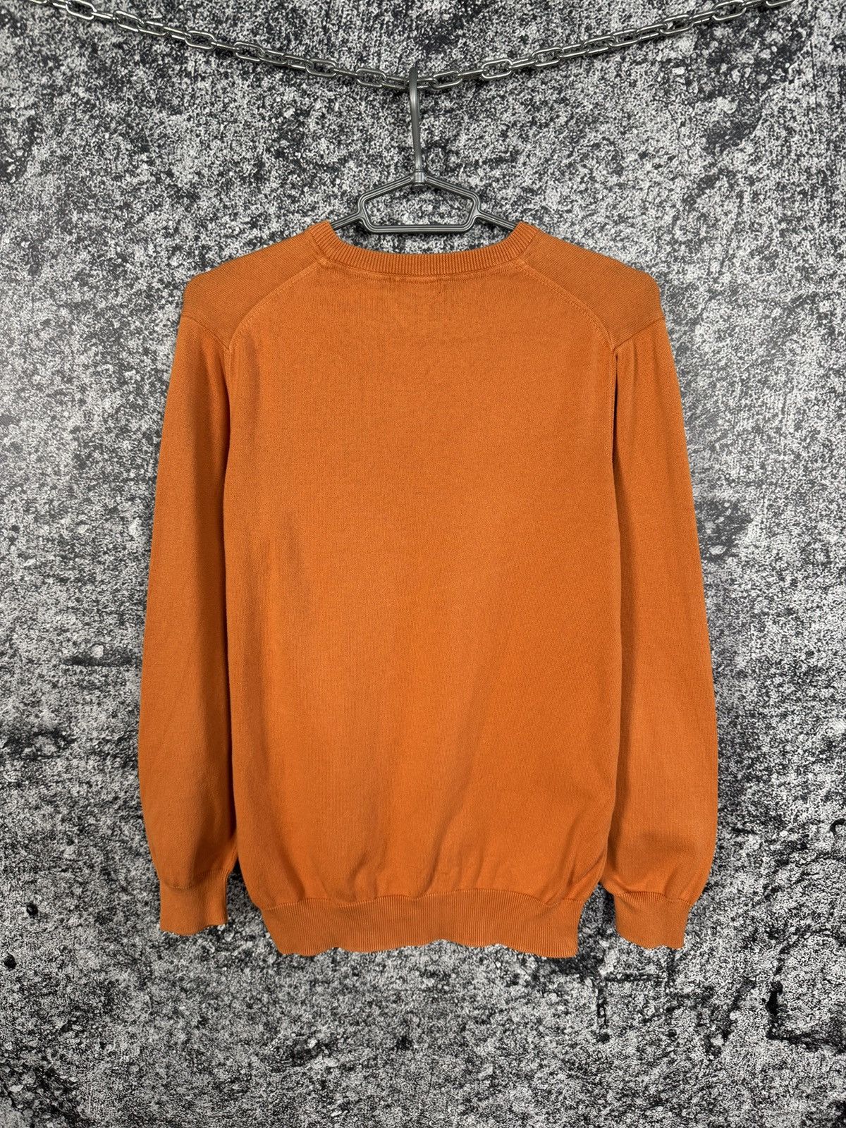 Barbour Barbour Kelso V-Neck Burnt Orange Sweater Pullover Size M Size US M / EU 48-50 / 2 - 11 Thumbnail