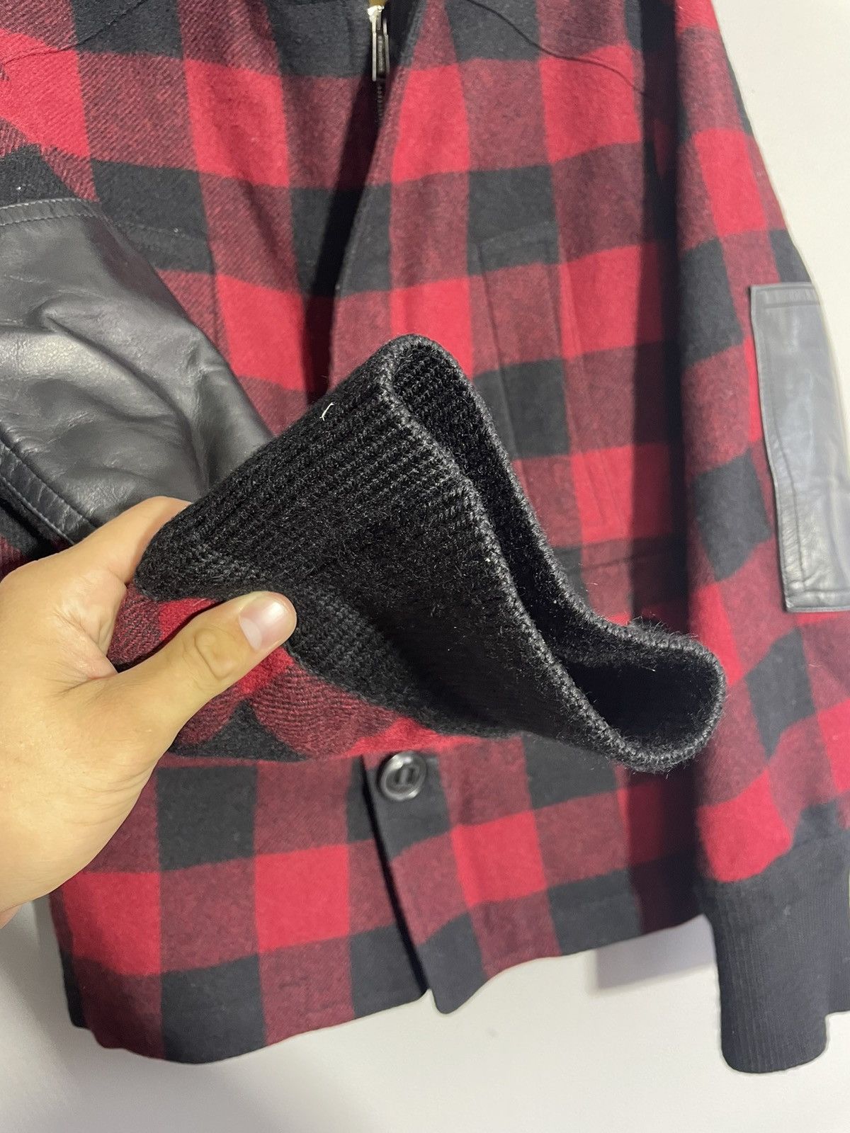 Dsquared2 DSQUARED2 Blouson RedxBlack(Check Pattern) wool coat jacket Size M / US 6-8 / IT 42-44 - 8 Thumbnail
