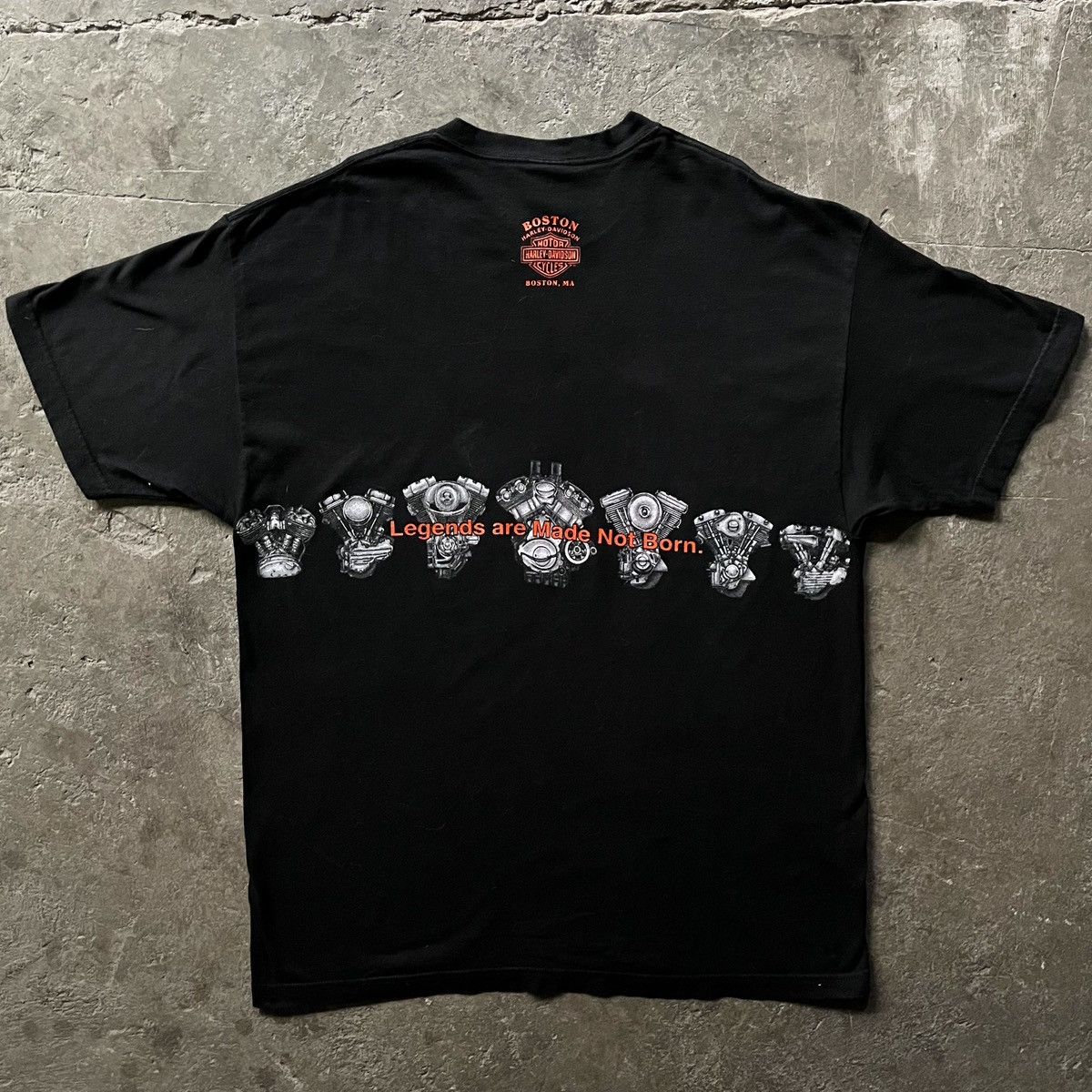 Harley Davidson × Vintage Harley Davidson “legend are made not born” tee 2002 Size US XL / EU 56 / 4 - 3 Thumbnail