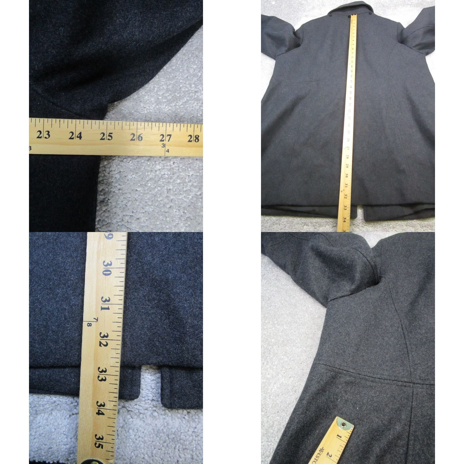 Michael Kors Michael Kors Coat Womens 20W Gray Wool Blend Full Zip Overcoat Long Sleeve Zip Winter Regular Mens Womens? Size 3XL / US 20-22 - 8 Thumbnail