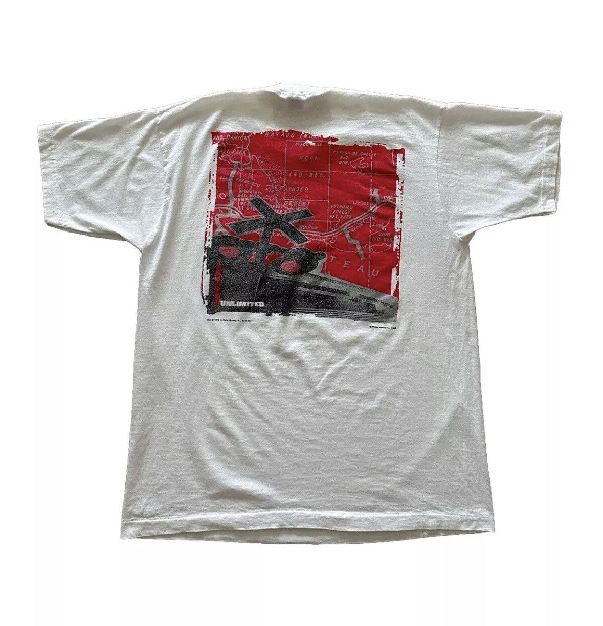 Marlboro × Marlboro Unlimited × Vintage 1995 Marlboro Unlimited Vintage 90s Cigarette Pocket T-Shirt Size US XL / EU 56 / 4 - 1 Thumbnail