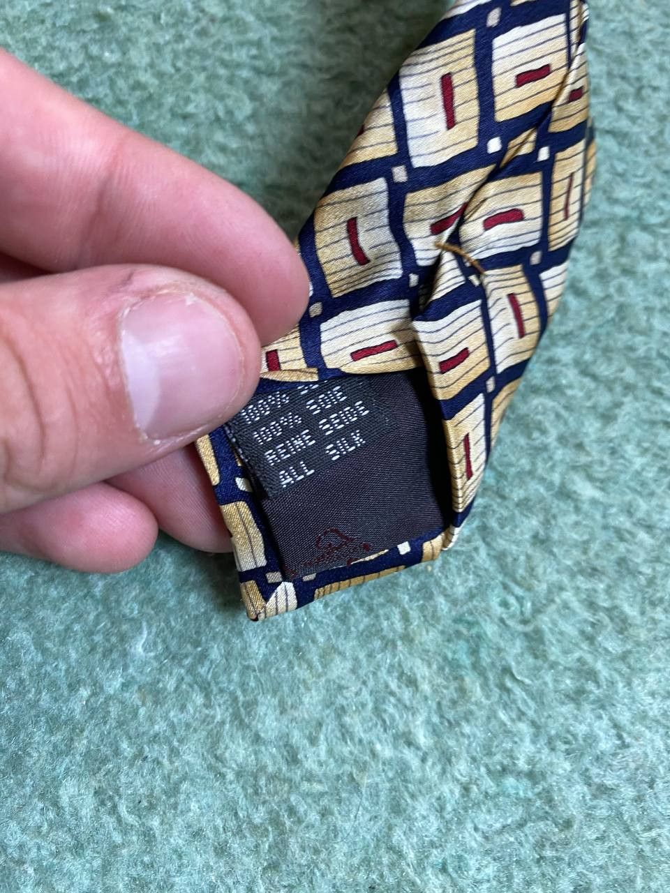 Versace Tie Vintage Versace One size luxury Y2K Size ONE SIZE - 3 Thumbnail