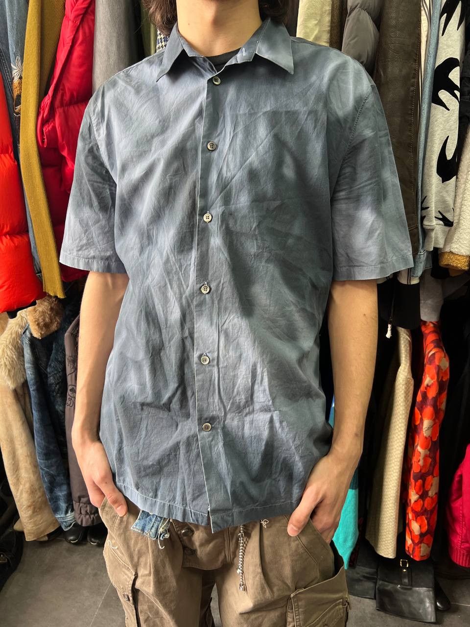 Balenciaga Balenciaga Nicolas Ghesquiere era tie dye shirt button up Size US L / EU 52-54 / 3 - 2 Thumbnail