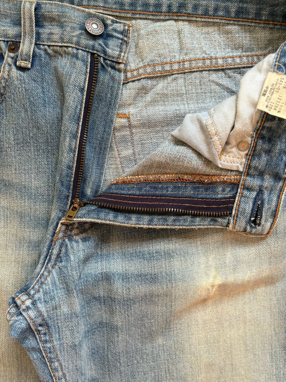 Levi's Vintage 90s Levis Mud Wash Loose Baggy Jeans Size US 30 / EU 46 - 9 Thumbnail