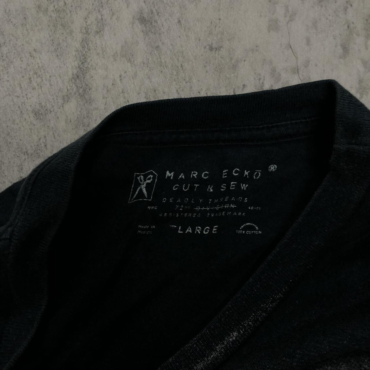 Ecko Unltd. Black Marc Ecko graphic tee with large scissors print Size US L / EU 52-54 / 3 - 3 Thumbnail