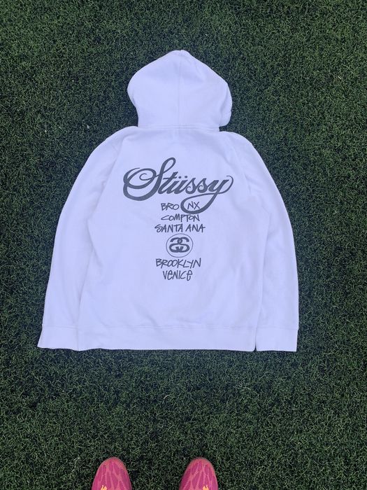 Vintage Vintage Stussy Big Logo Hoodie USA Y2K | Grailed