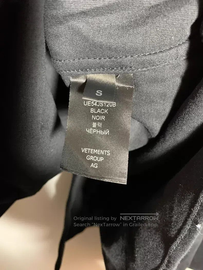 Vetements Vetements Long Sleeve T-Shirt Shirt Size US S / EU 44-46 / 1 - 7 Thumbnail