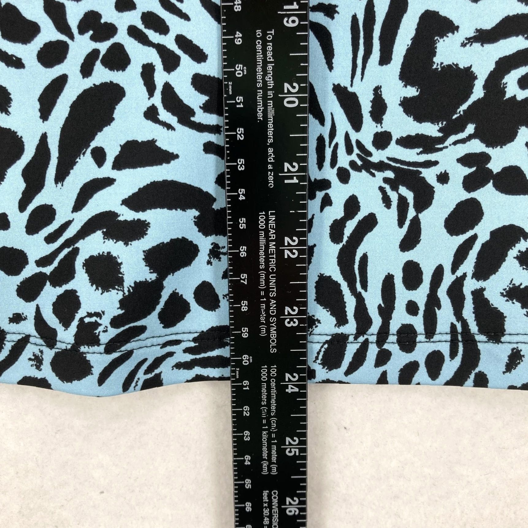 Vintage Jamie Sadock Shirt Womens Small Blue Animal Print Sleeveless Zip Mock Neck Golf Size S / US 4 / IT 40 - 7 Thumbnail