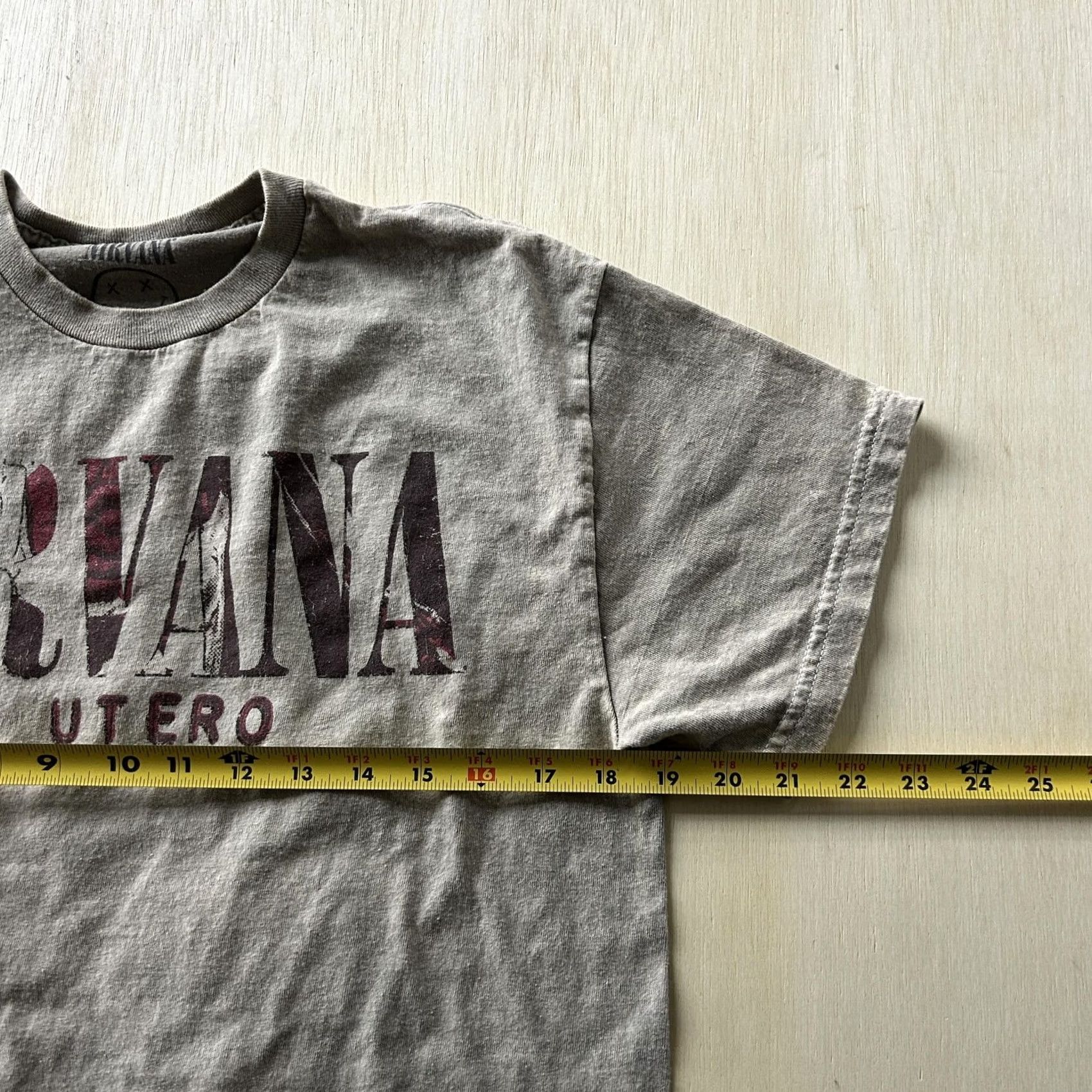 Vintage Nirvana In Utero Shirt Mens M Gray Graphic Tee T-Shirt Size US M / EU 48-50 / 2 - 5 Thumbnail