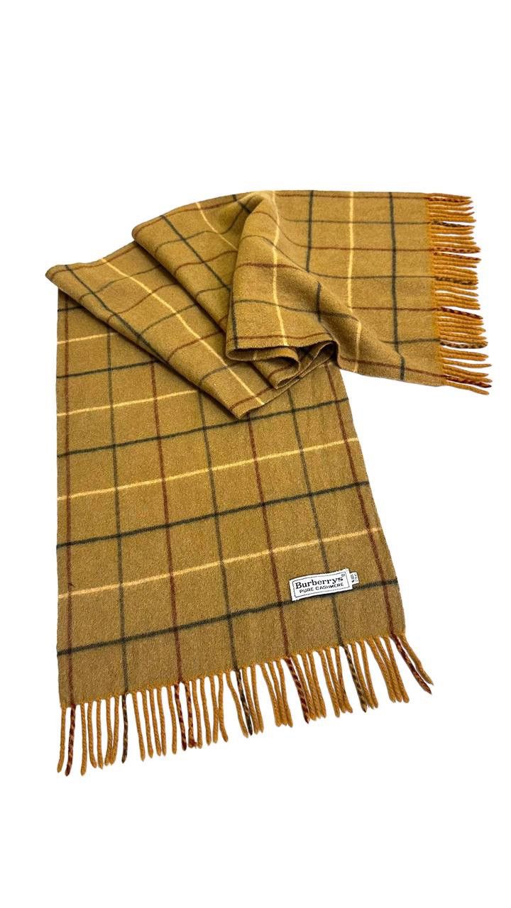 Burberry Burberrys Vintage CASHMERE Scarf / Muffler Size ONE SIZE - 4 Thumbnail