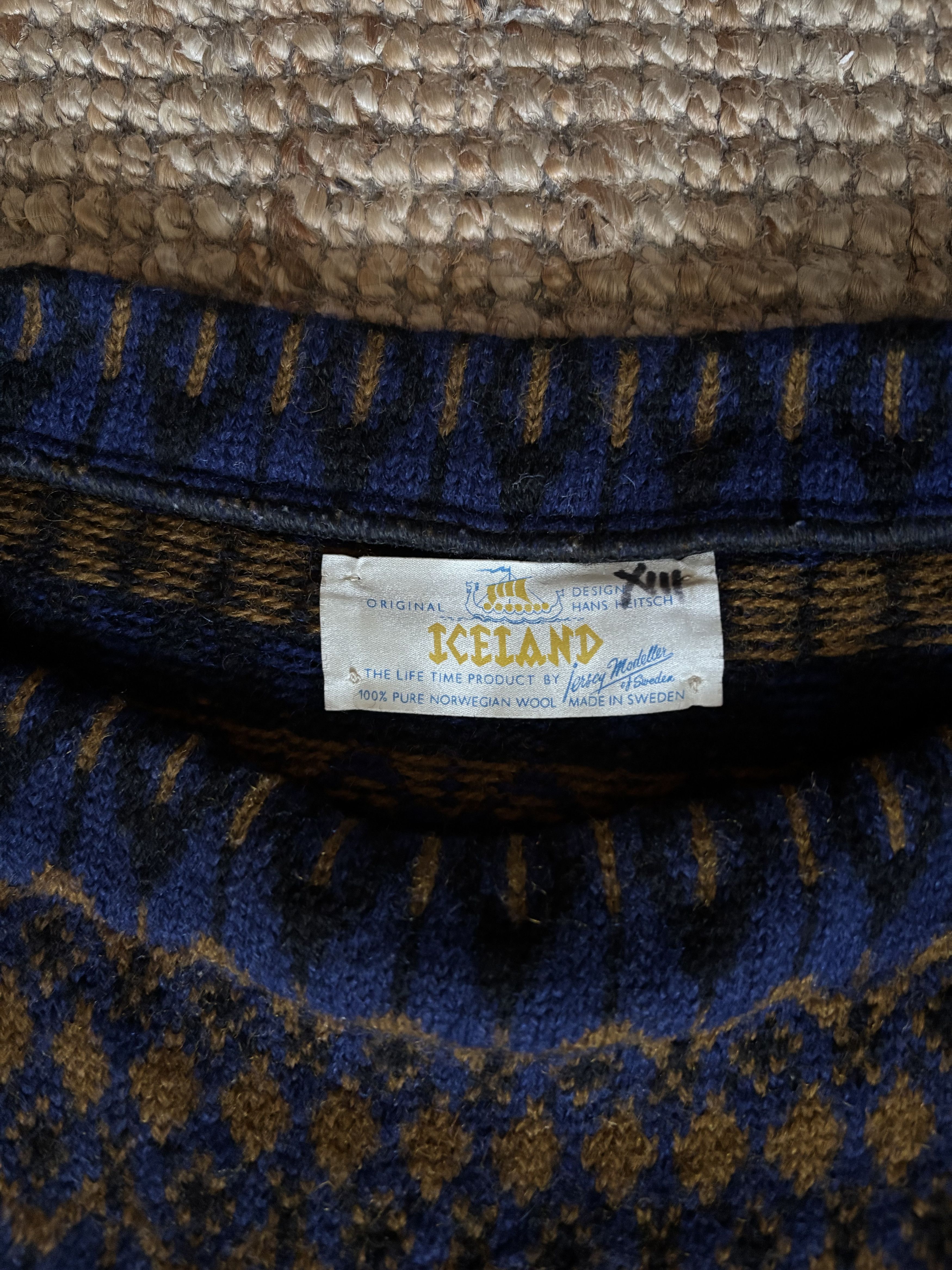 Vintage Scandinavian Fair Isle Ski Jumper Size US L / EU 52-54 / 3 - 2 Thumbnail